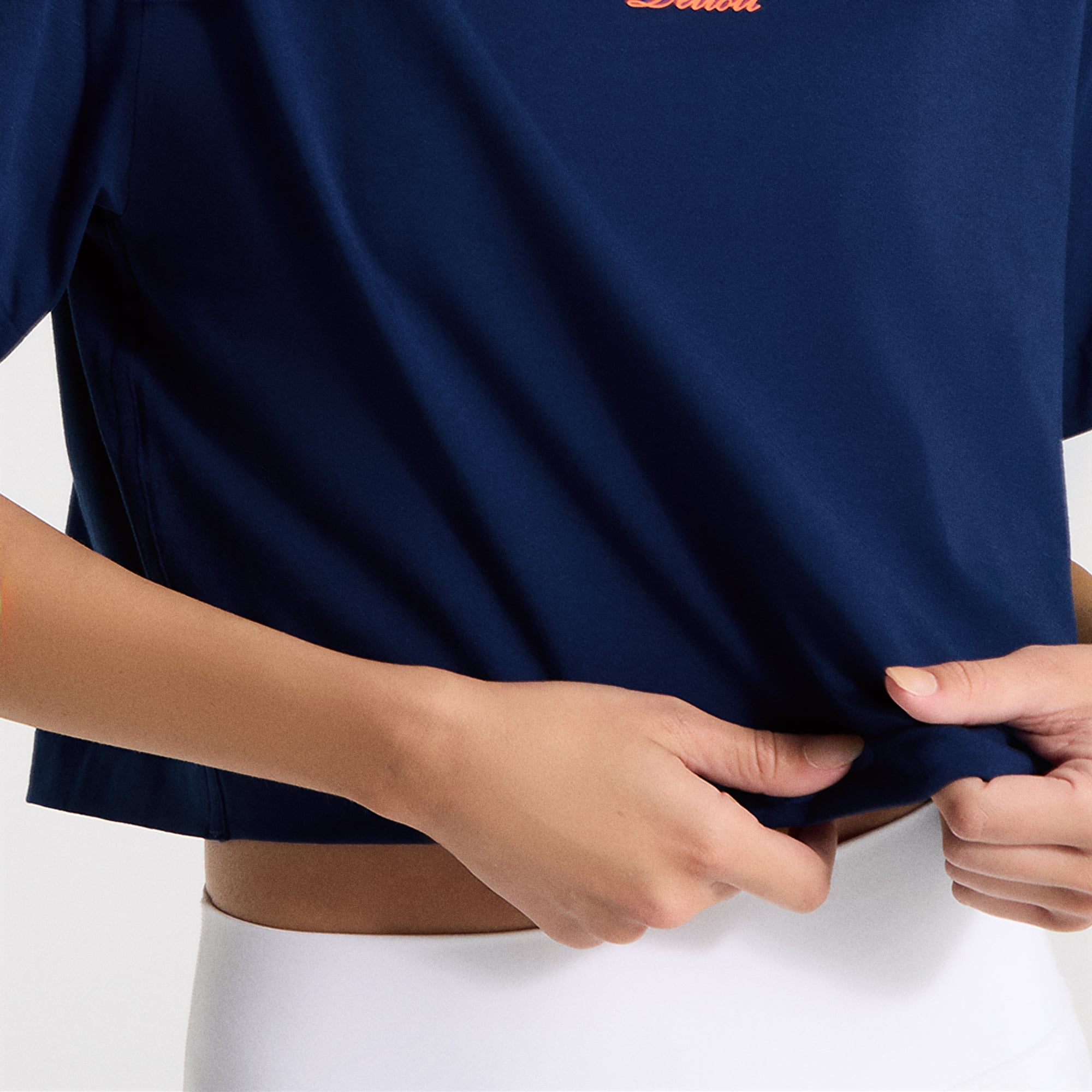 T-shirt en coton biologique lululemon Midnight Shadow Detroit Tigers All Yours pour femmes