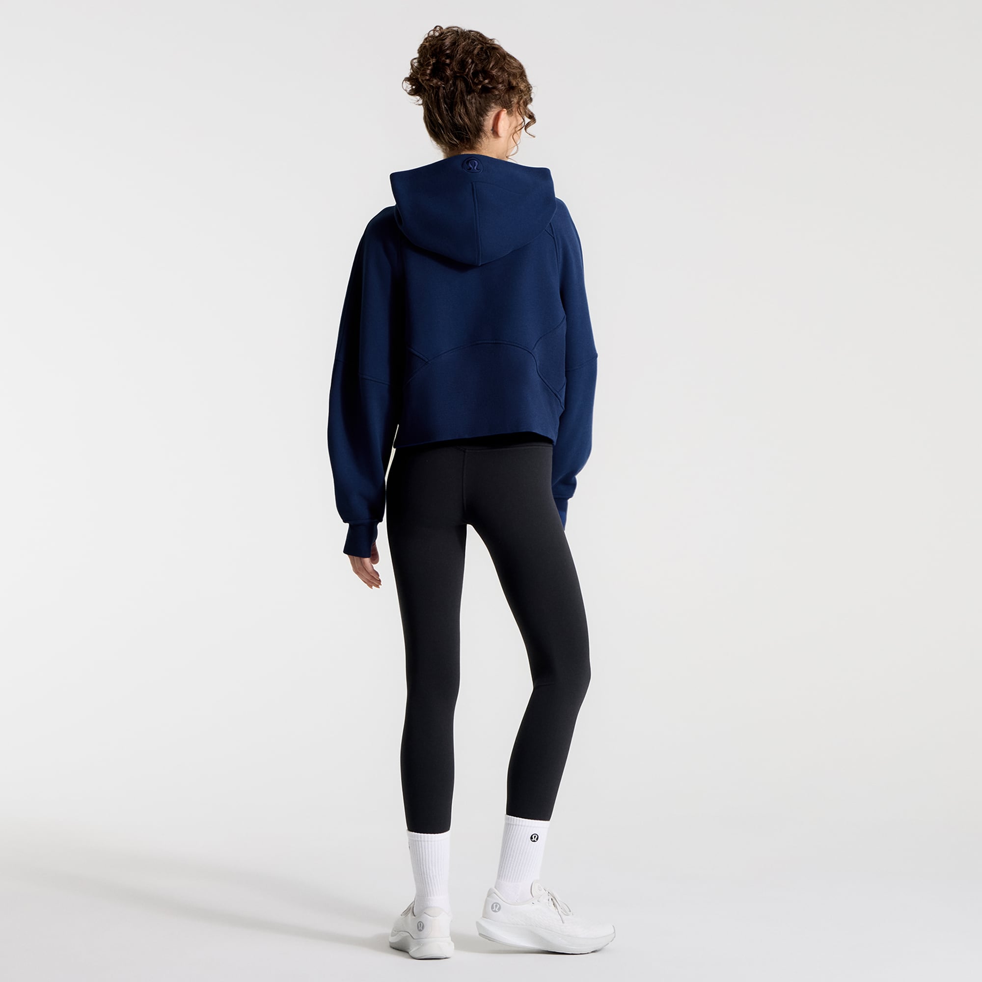 Sweat à capuche zippé oversize mi-long Midnight Shadow Detroit Tigers de lululemon pour femme