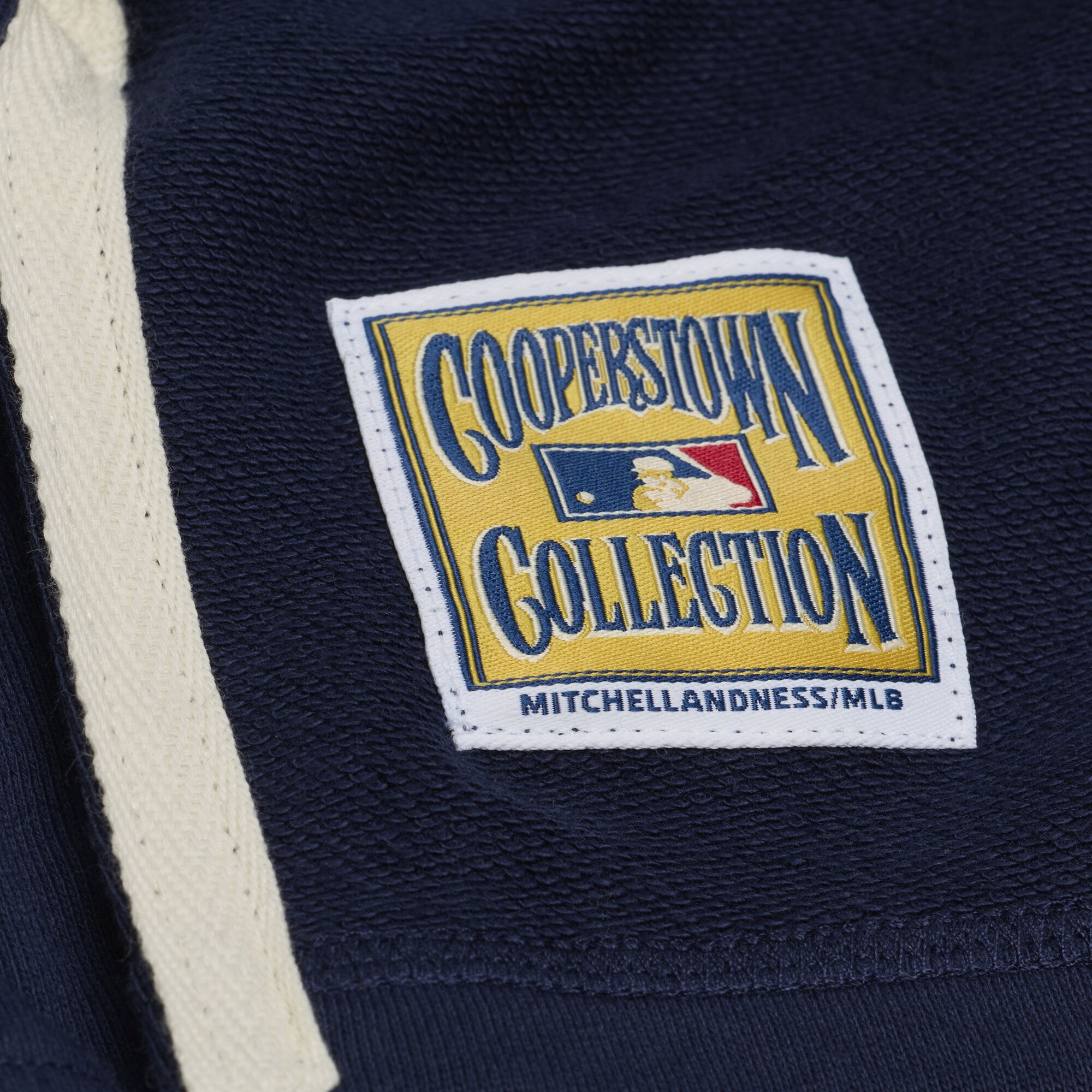 Sweat à capuche Mitchell & Ness bleu marine Detroit Tigers Cooperstown Collection Retro Roots pour femme