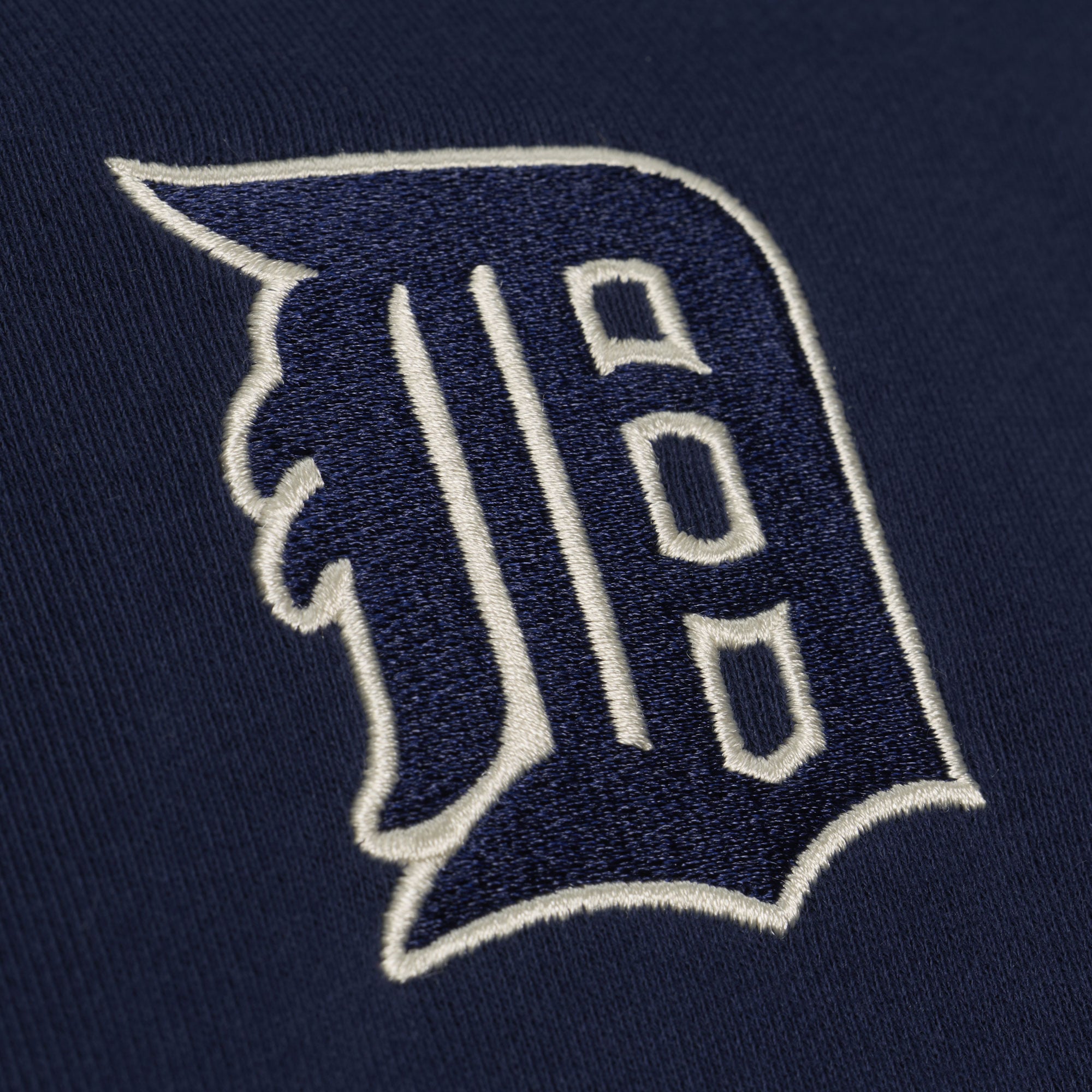 Women's Mitchell & Ness Navy Detroit Tigers Cooperstown Collection Retro Roots Pullover Hoodie