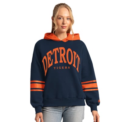  Detroit Tigers Starter Women's Best Coach Hoodie - Navy