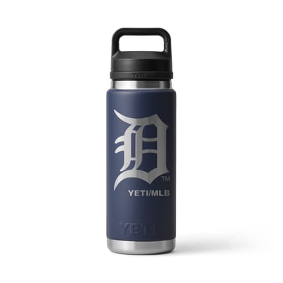 Detroit Tigers YETI 26oz. Rambler Chug Water Bottle