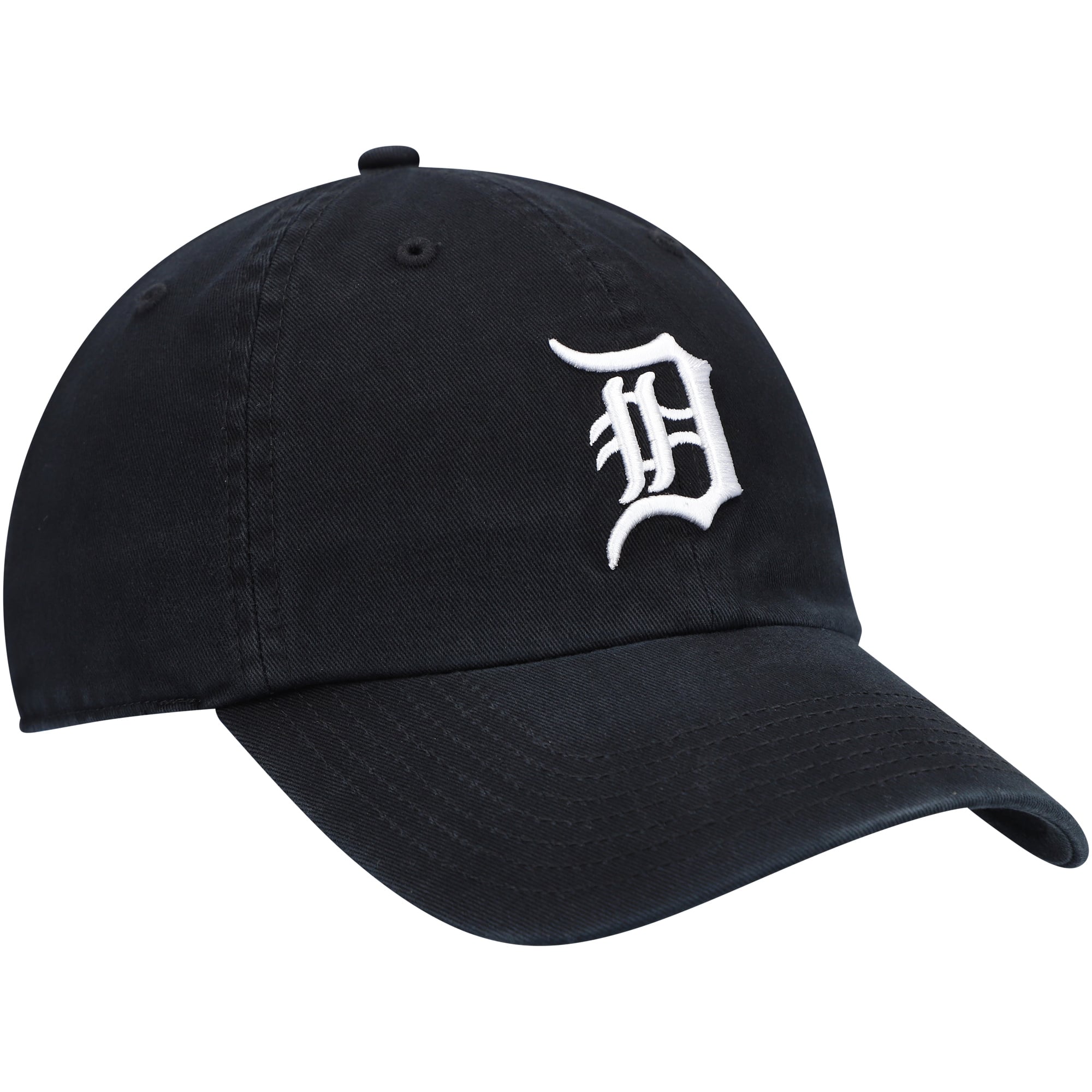 Casquette réglable Clean Up avec logo de l'équipe Detroit Tigers '47 noire pour jeune