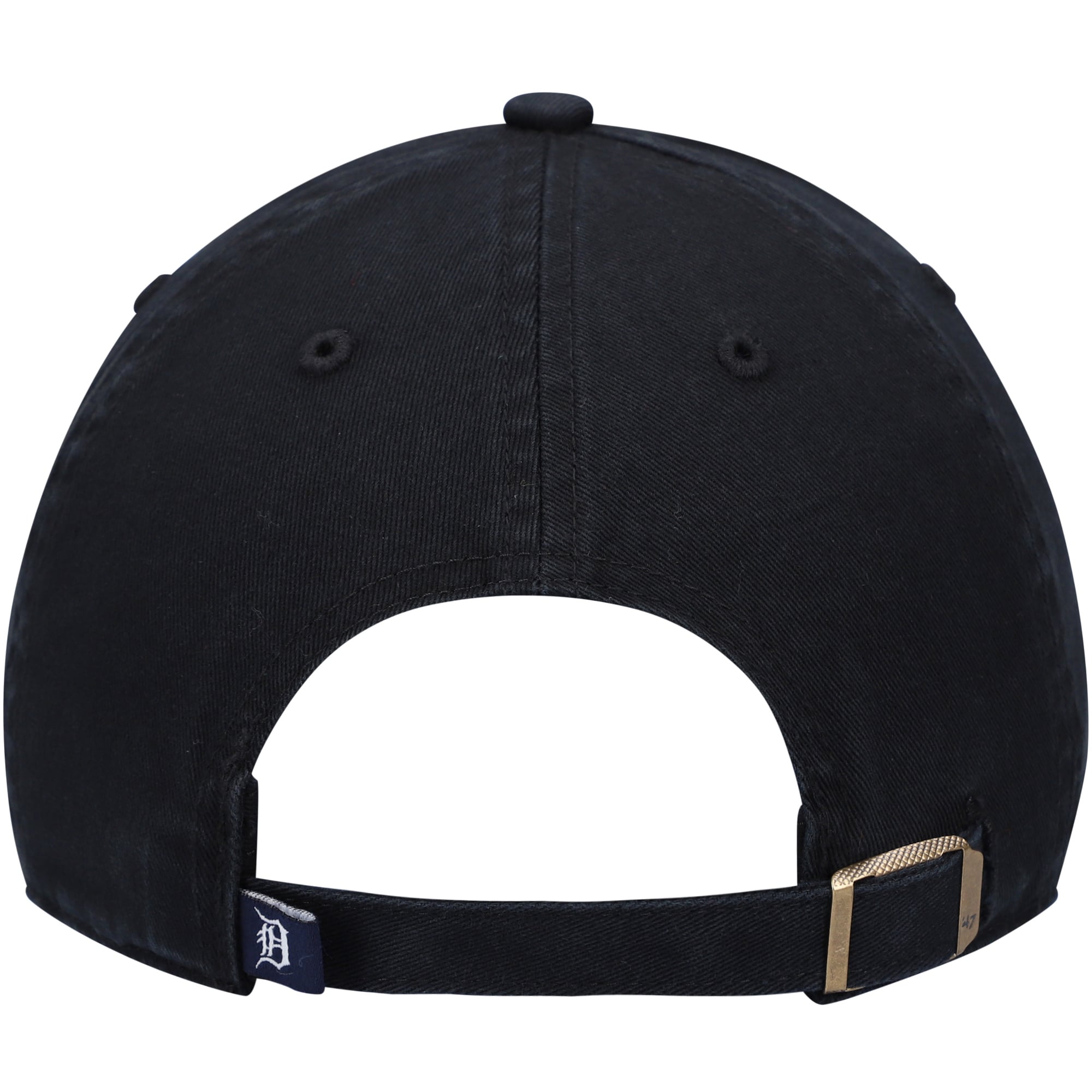 Casquette réglable Clean Up avec logo de l'équipe Detroit Tigers '47 noire pour jeune