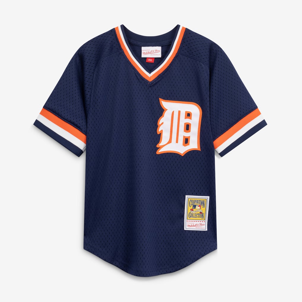 ユース Mitchell&Ness カーク・ギブソン ネイビー デトロイト 