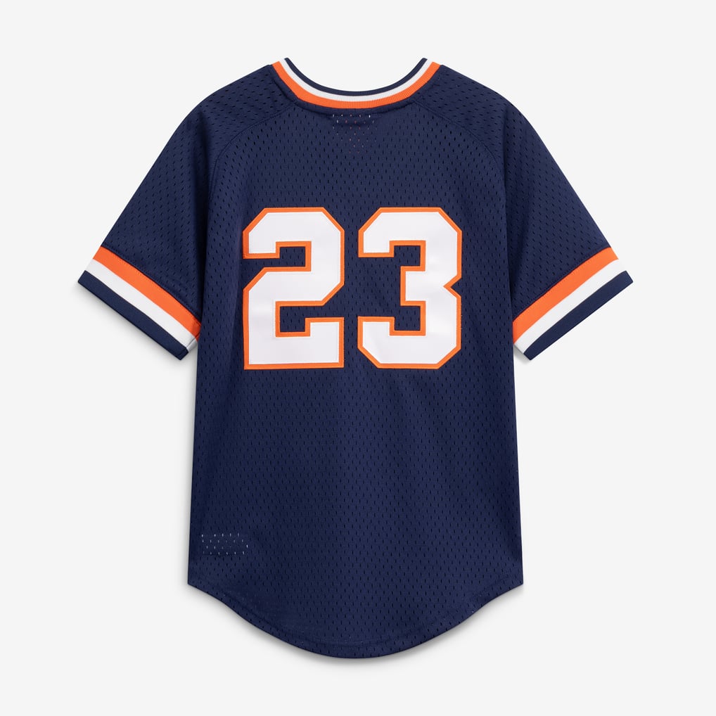 ユース Mitchell&Ness カーク・ギブソン ネイビー デトロイト 