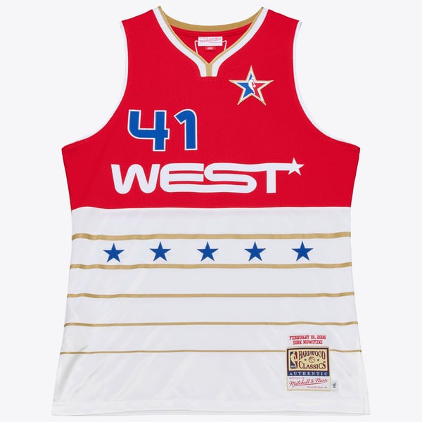 Dirk Nowitzki 2006 NBA All-Star Game Red/White Authentic Jersey