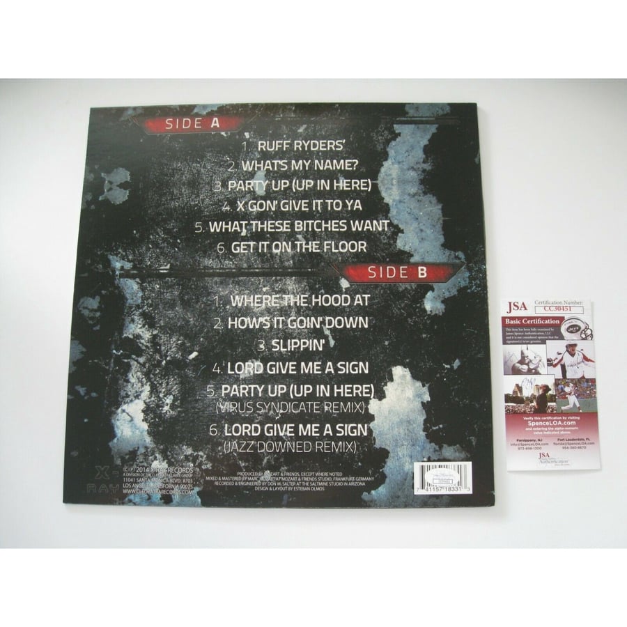 Dmx Rapper Signed Dmx Greatest Hits Dmx