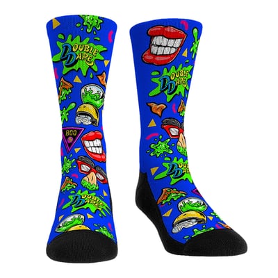  Double Dare Rock Em Unisex All-Over Icons Crew Socks