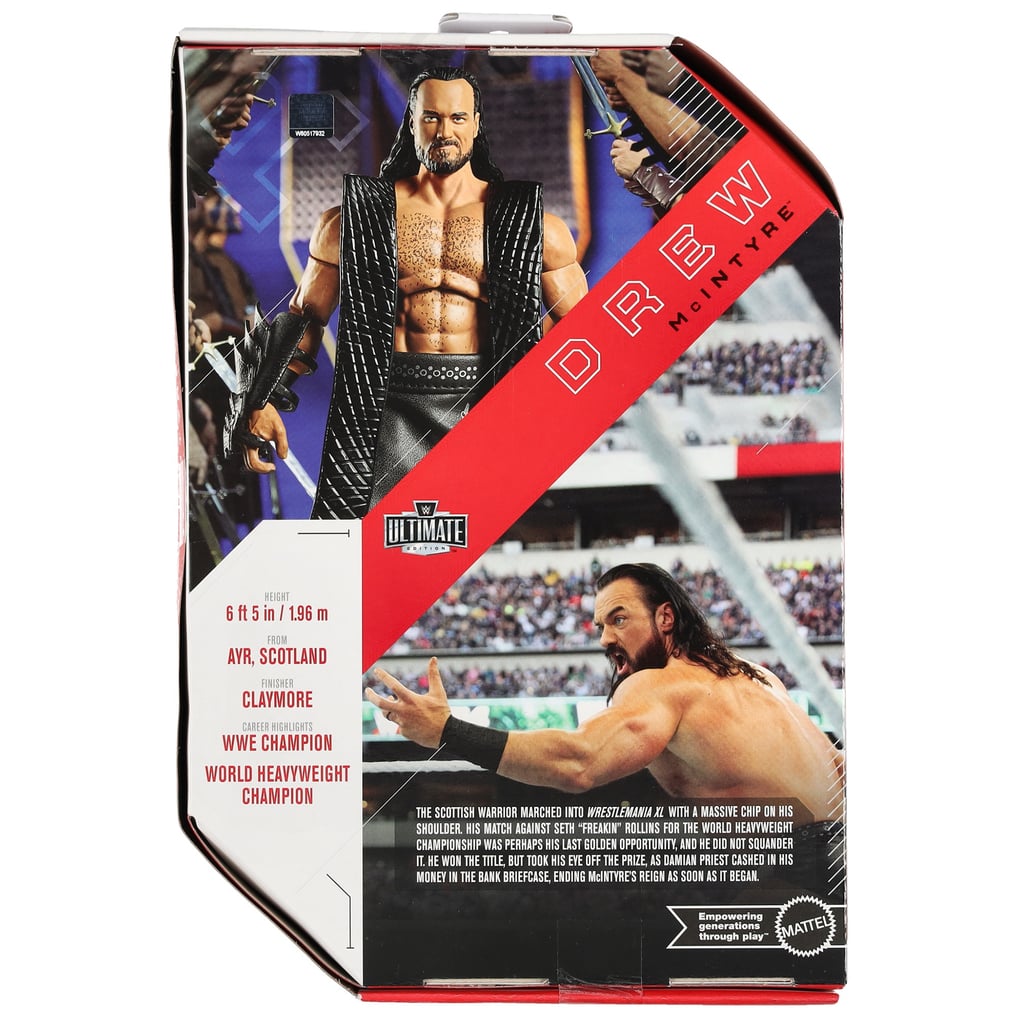 Action Figure WWE Ultimate Edition Drew McIntyre - 15,2 Cm, 30 Punti Articolazione, Teste E Mani Intercambiabili