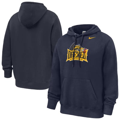 Drexel Dragons Nike Club Fleece Hoodie - Navy