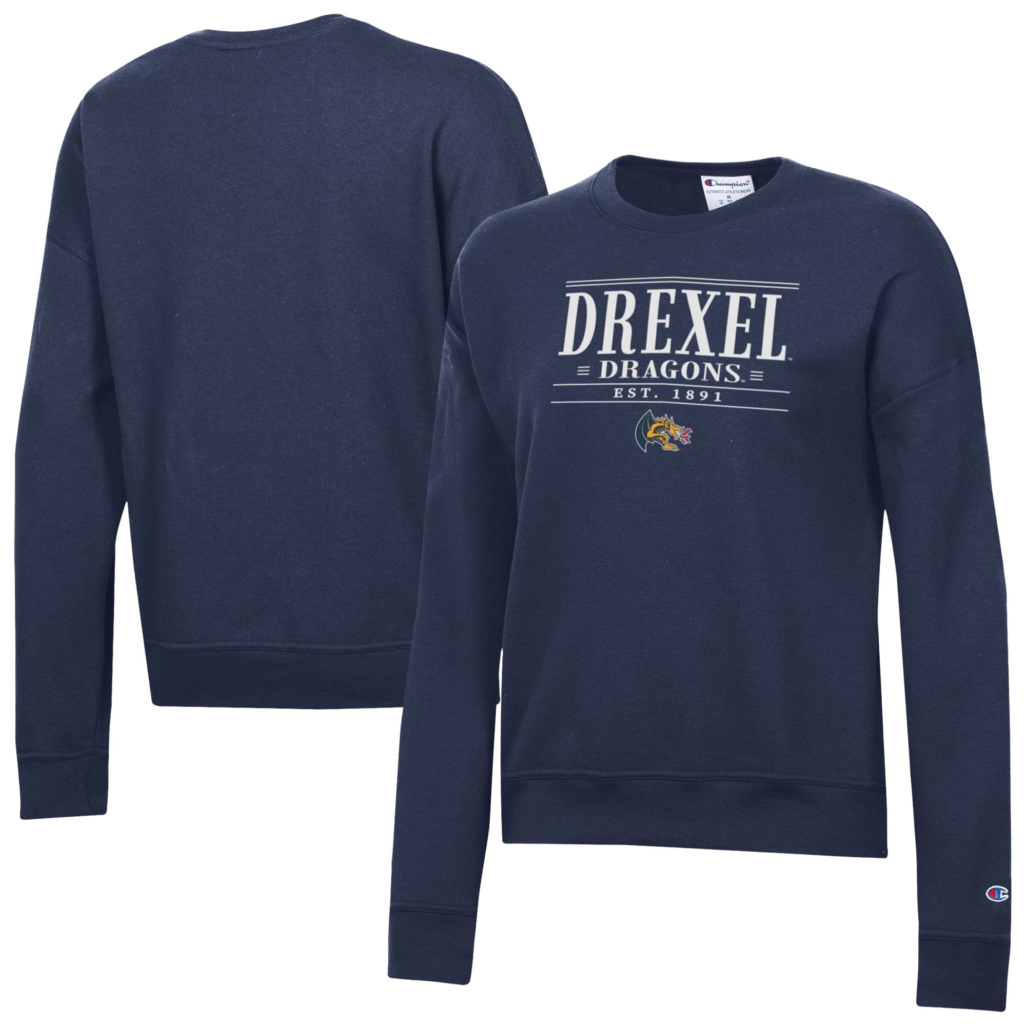 womens champion-navy-drexel- 