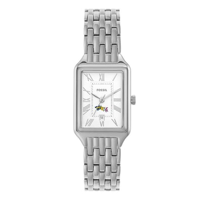 Drexel Dragons Fossil Women's Raquel Three-Hand Date Stainless Steel Watch