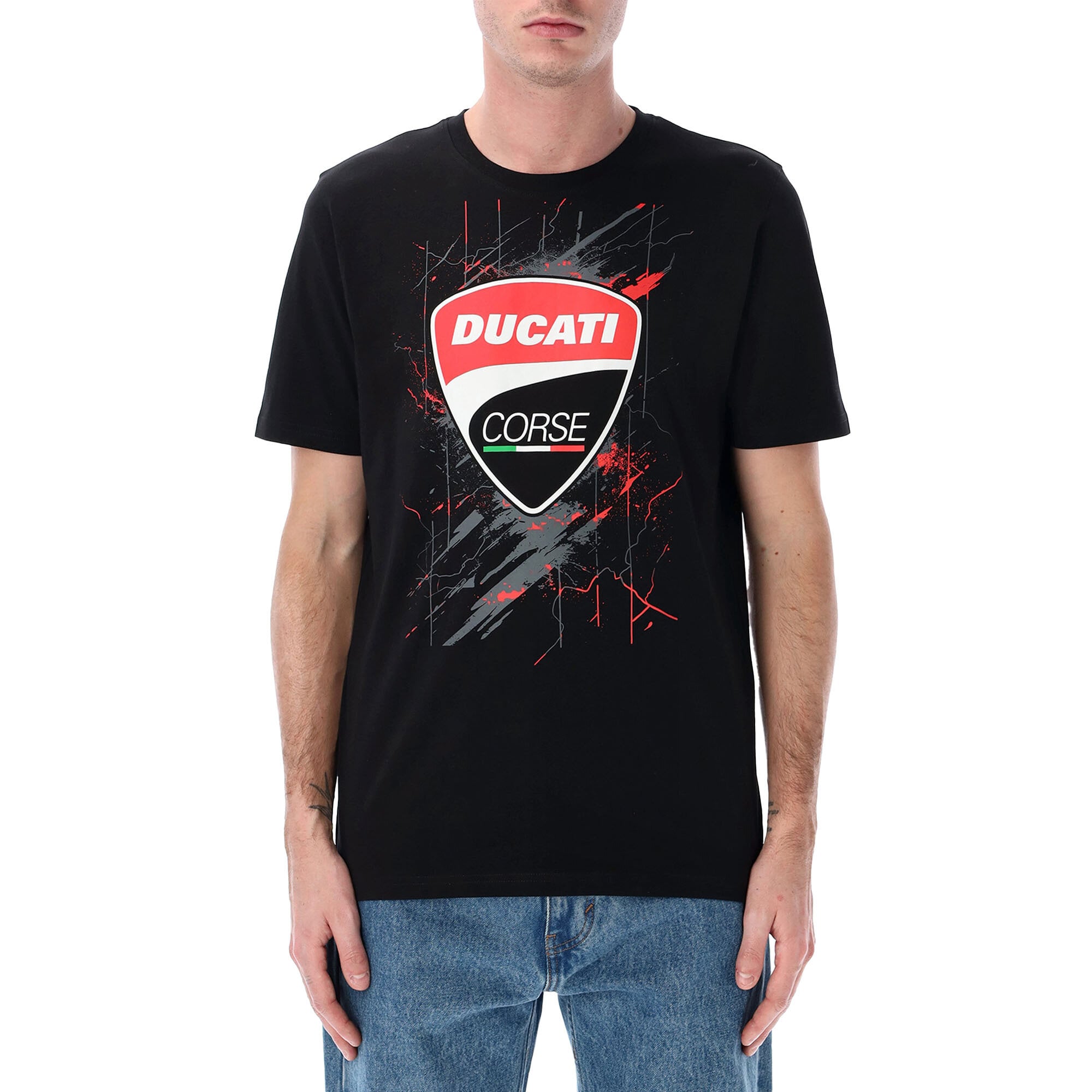 ドゥカティ コルセ Tシャツ - ブラック