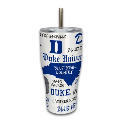 Duke Blue Devils 30oz. Icon Metal Tumbler