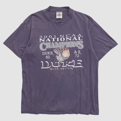 Duke Blue Devils Jerzees 2001 T-shirt - Navy - S by Fanatics Real Vintage