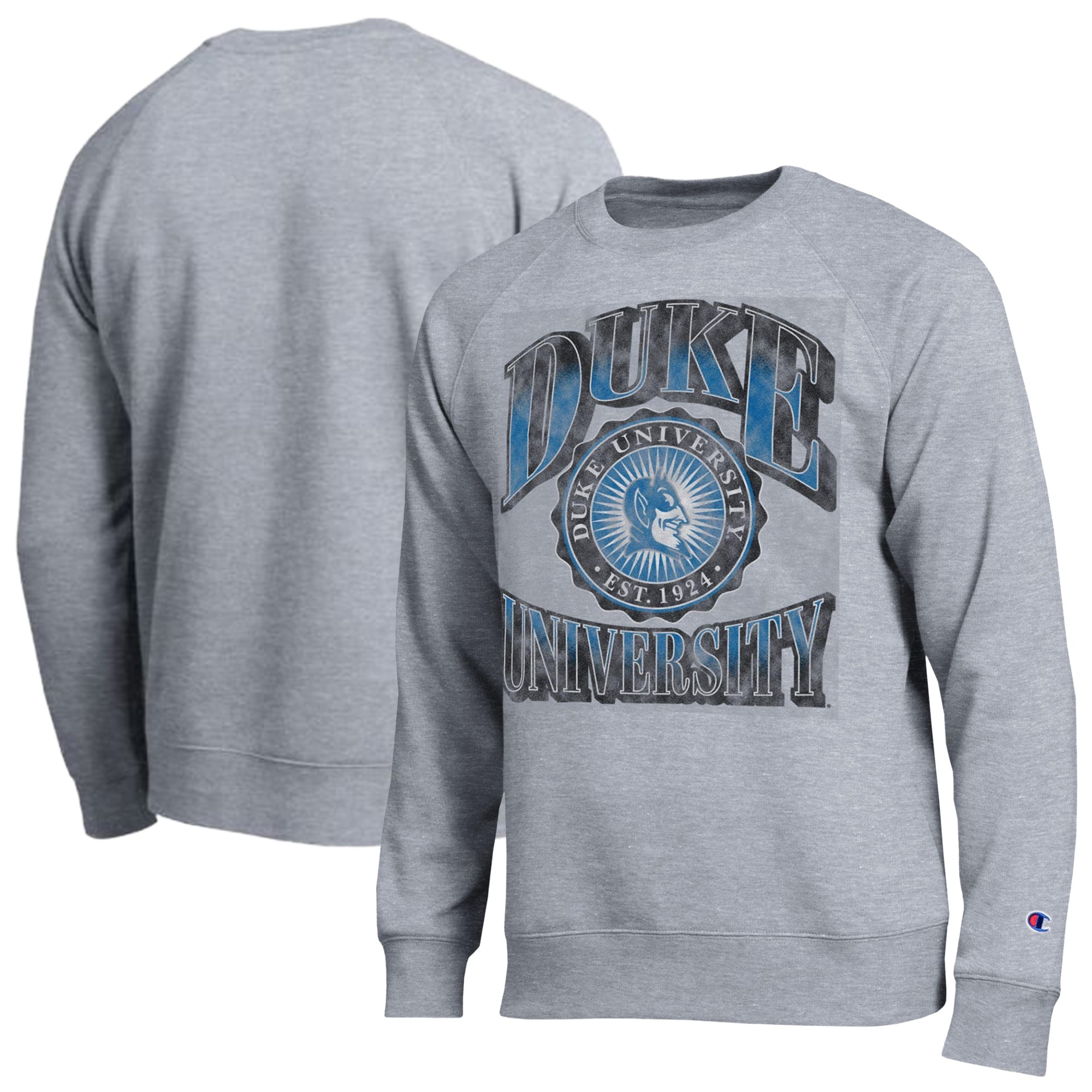 Sweat-shirt Champion pour homme, gris chiné, Duke Blue Devils All-Star