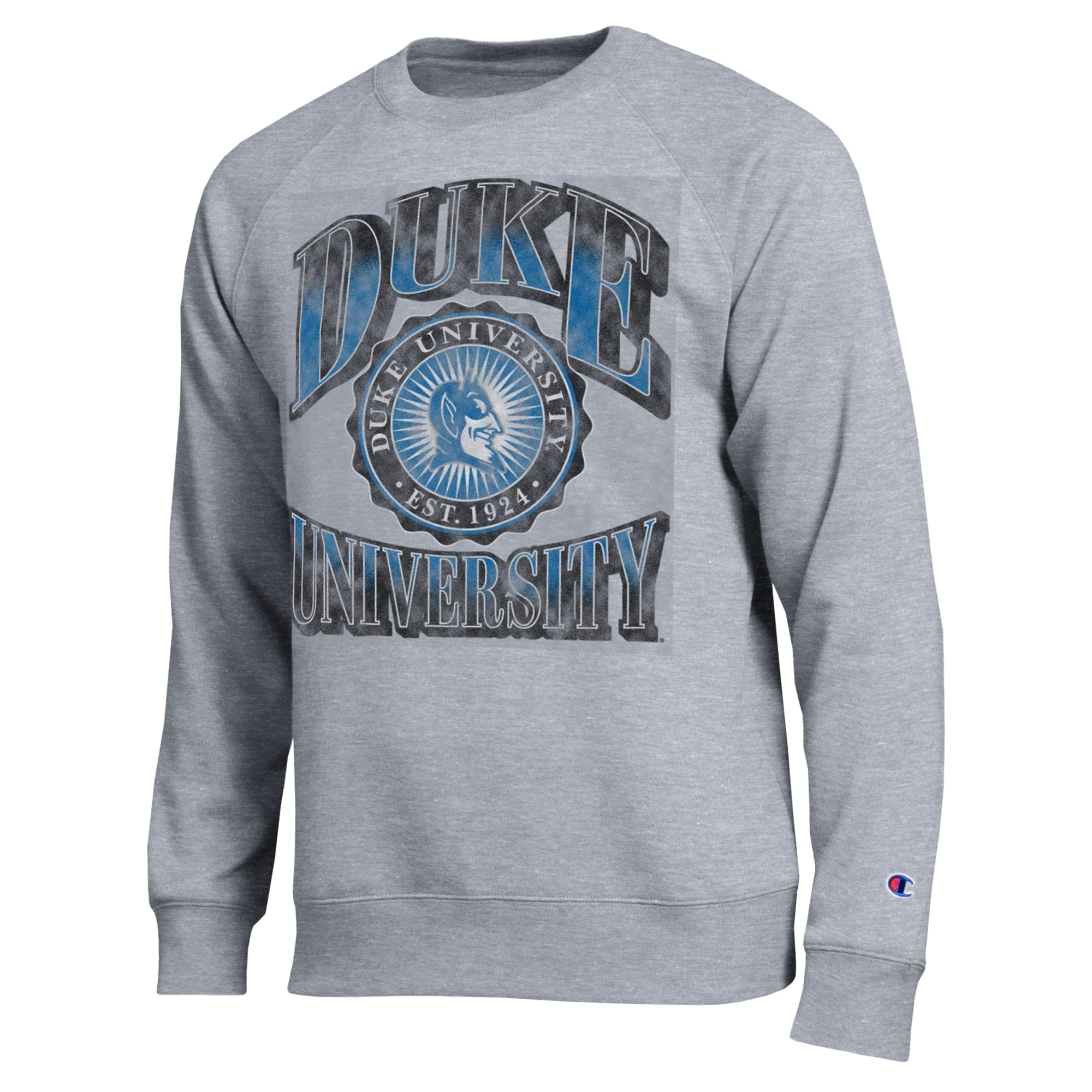 Sweat-shirt Champion pour homme, gris chiné, Duke Blue Devils All-Star