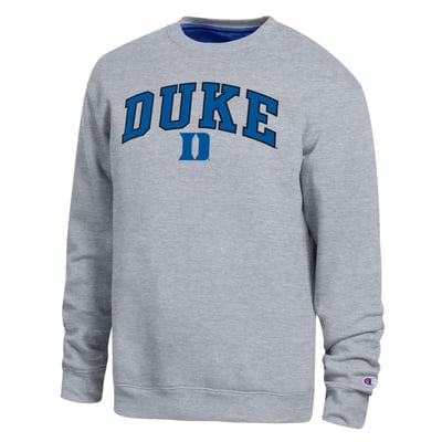  Duke Blue Devils Champion Arch Sweatshirt - Heather Gray