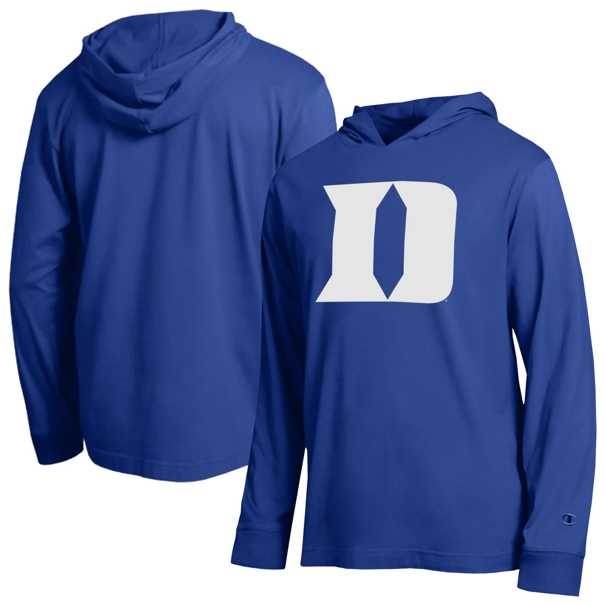 T-shirt à capuche manches longues Champion Royal Duke Blue Devils Tonal All-Star pour homme