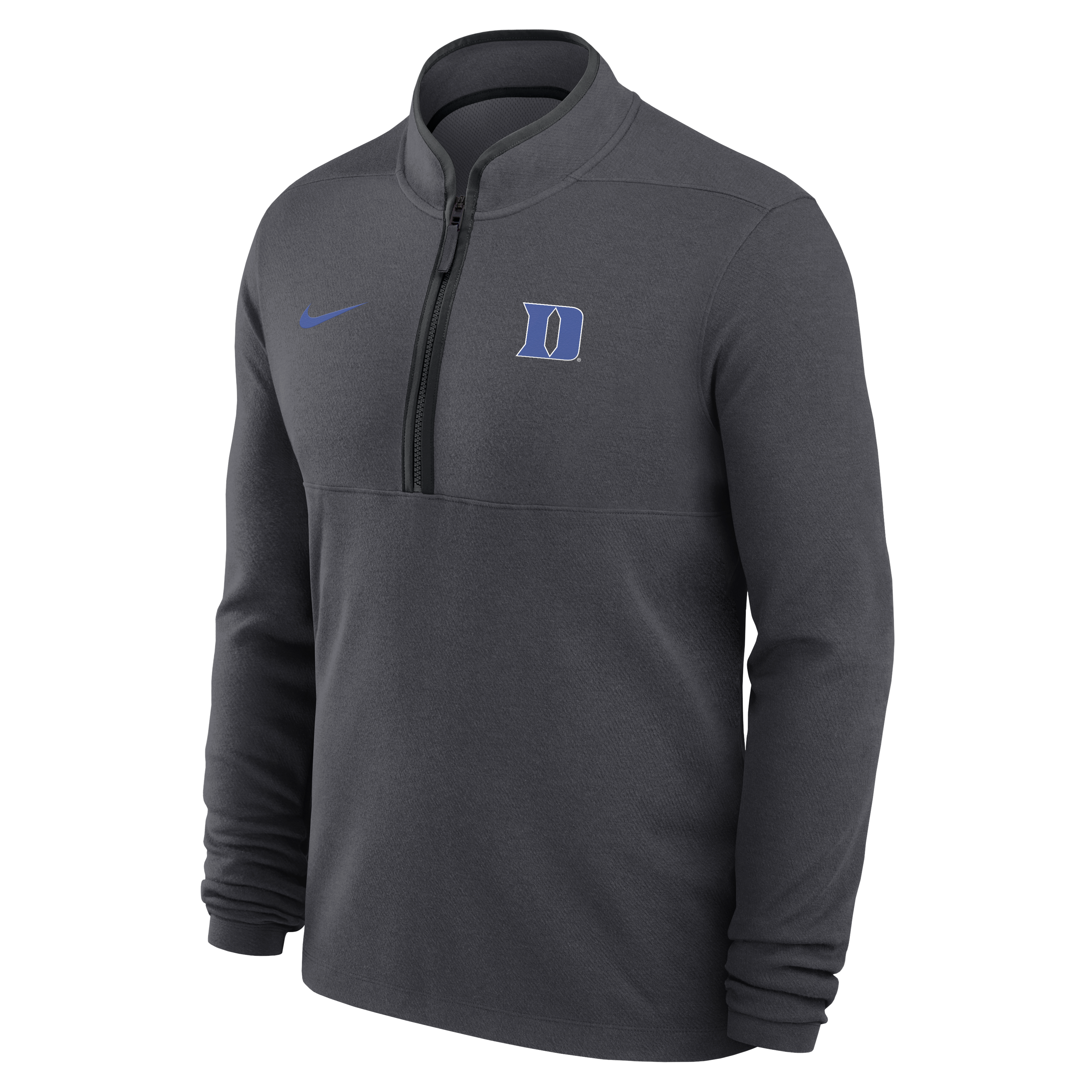Pull-over Nike Duke Blue Devils Dri-FIT Victory demi-zip anthracite pour homme