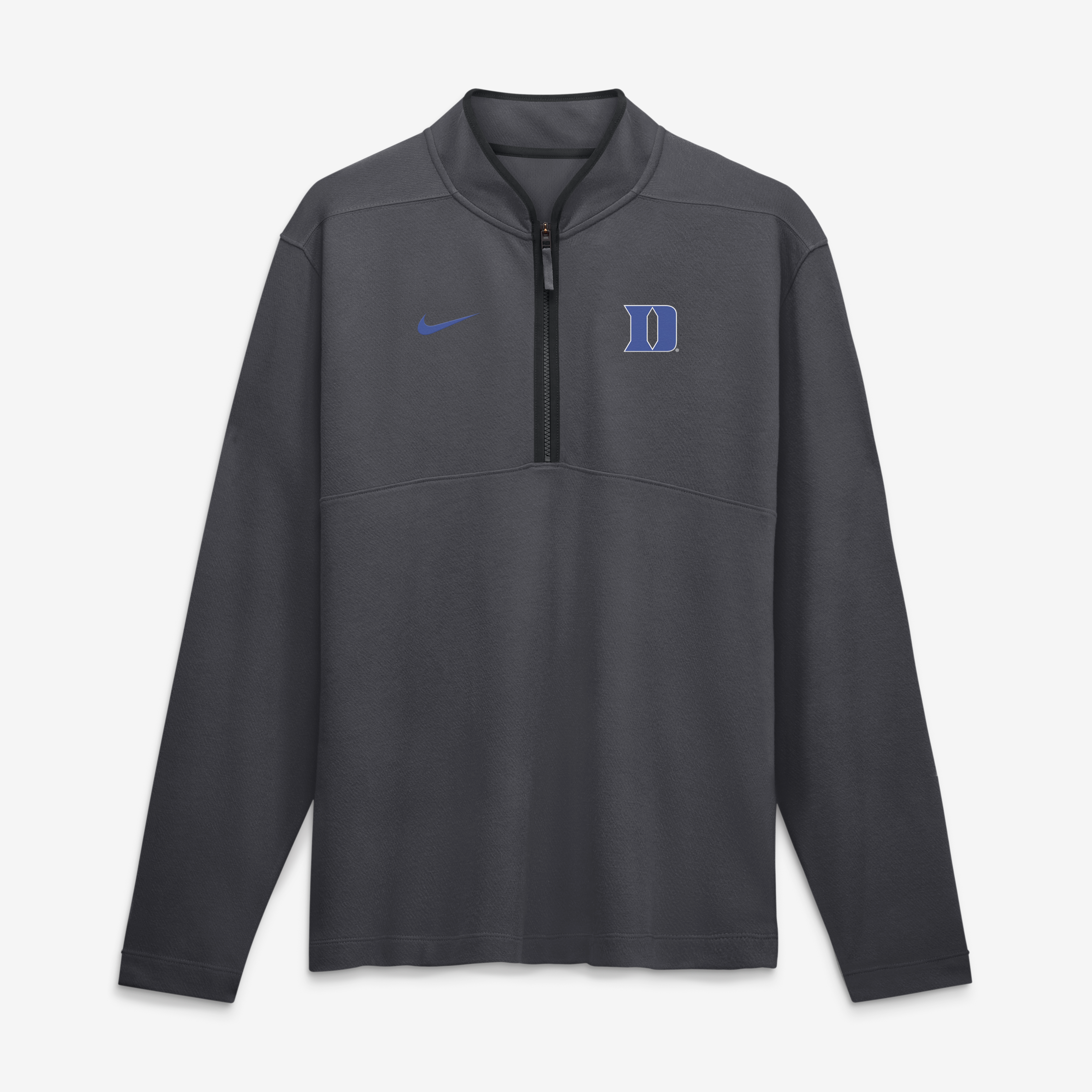 Pull-over Nike Duke Blue Devils Dri-FIT Victory demi-zip anthracite pour homme