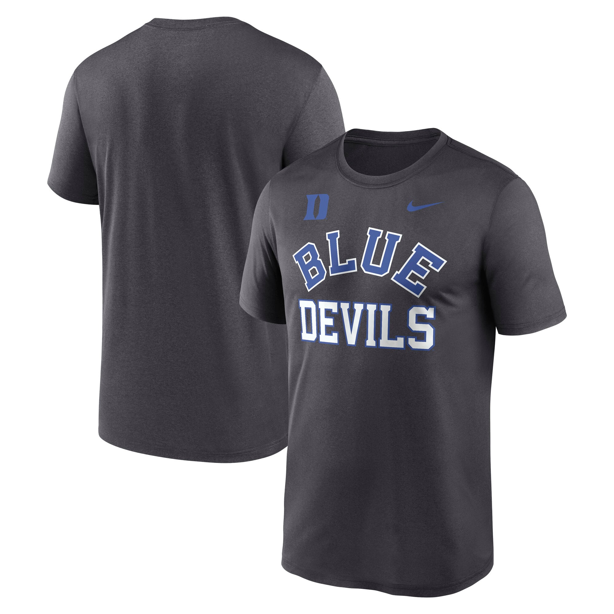 T-shirt Nike Dri-FIT pour homme, coloris anthracite Duke Blue Devils Primetime Arch Mantra Legend