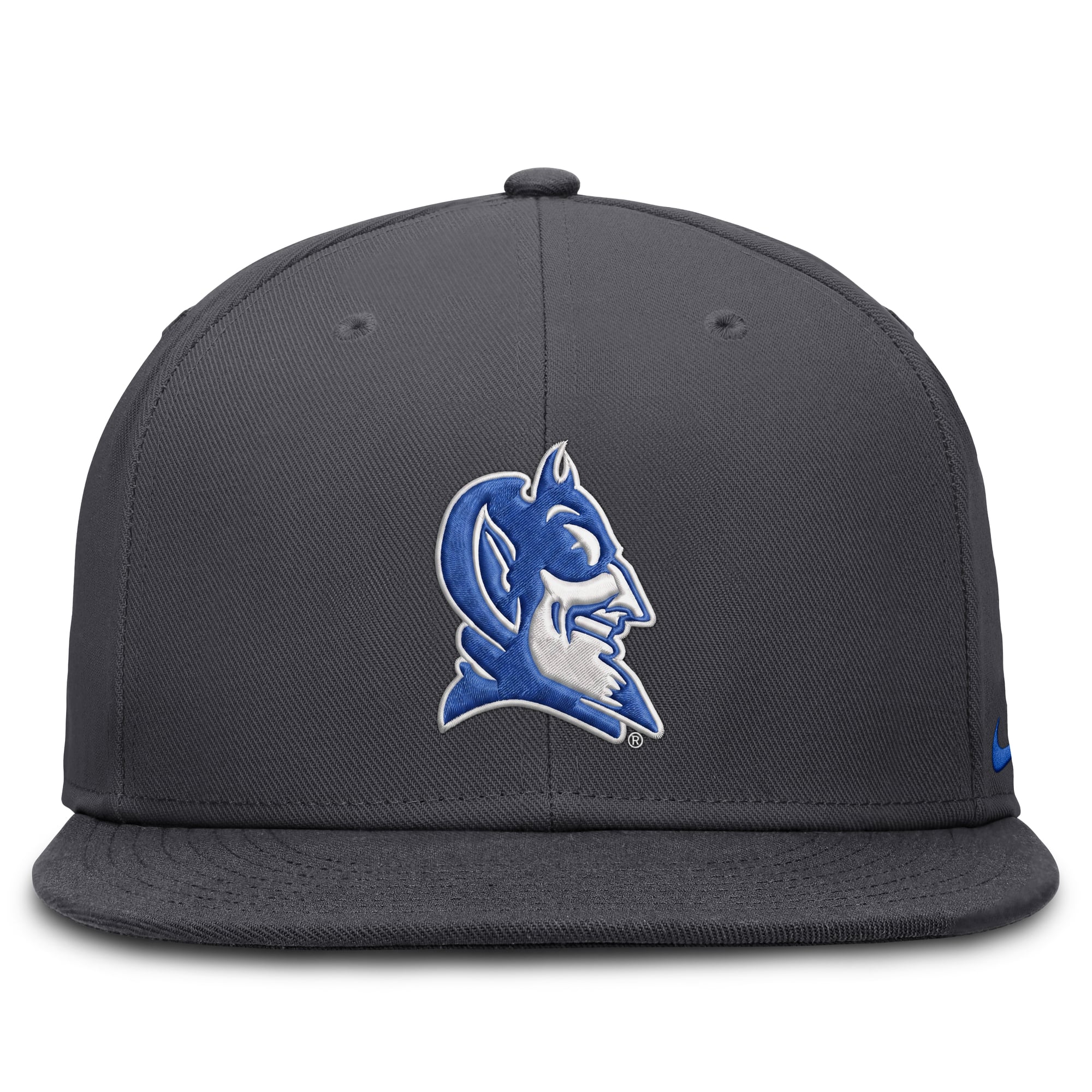 Casquette ajustée Nike Pro Dri-FIT anthracite Duke Blue Devils pour homme