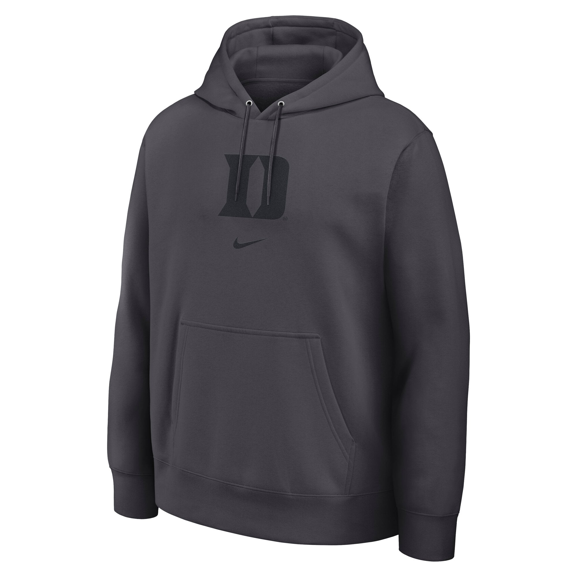 Sweat à capuche Nike Duke Blue Devils Club Fleece anthracite pour homme