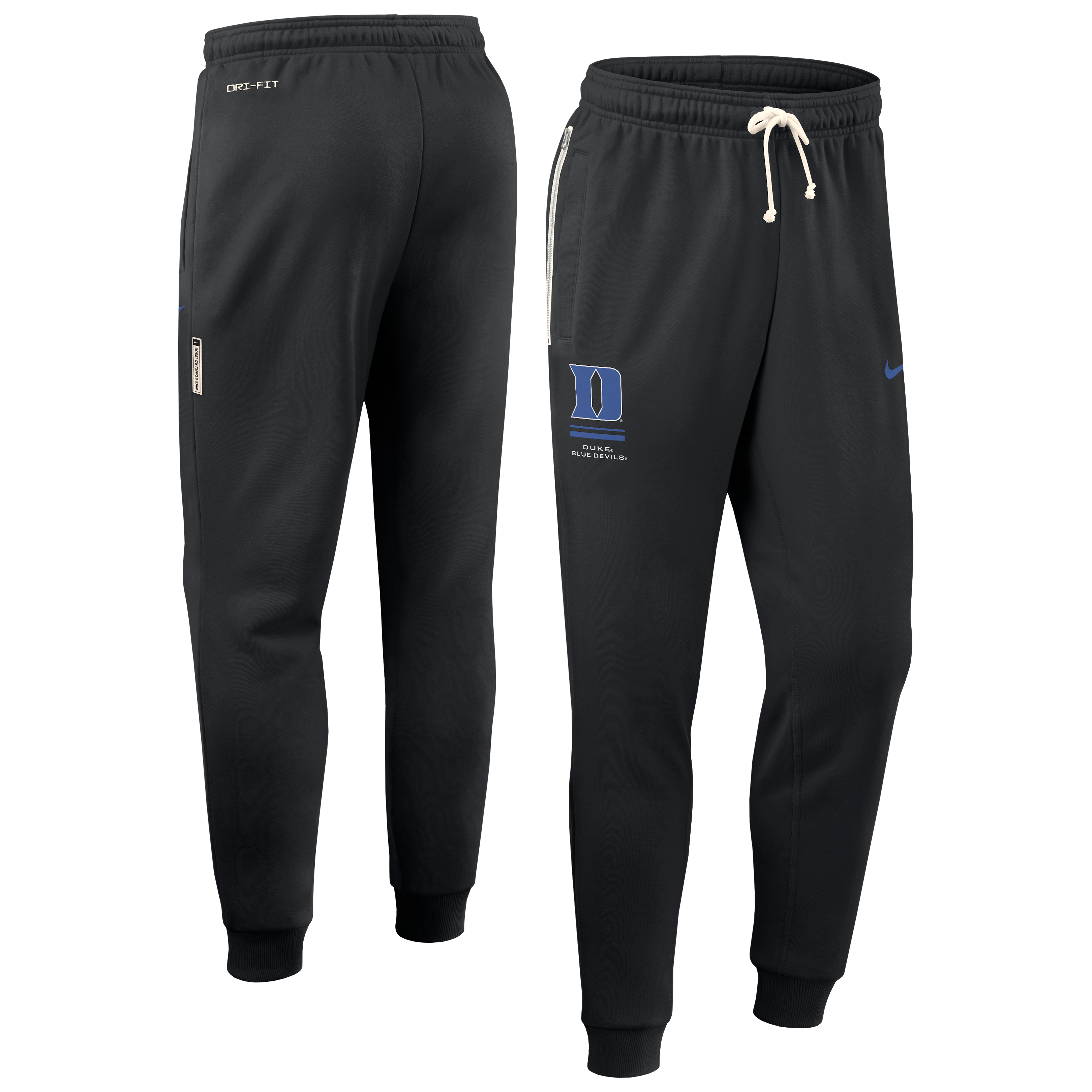 Men's Nike Royal Duke Blue Devils 2026 Sideline Standard Issue Dri-FIT Taper Pants