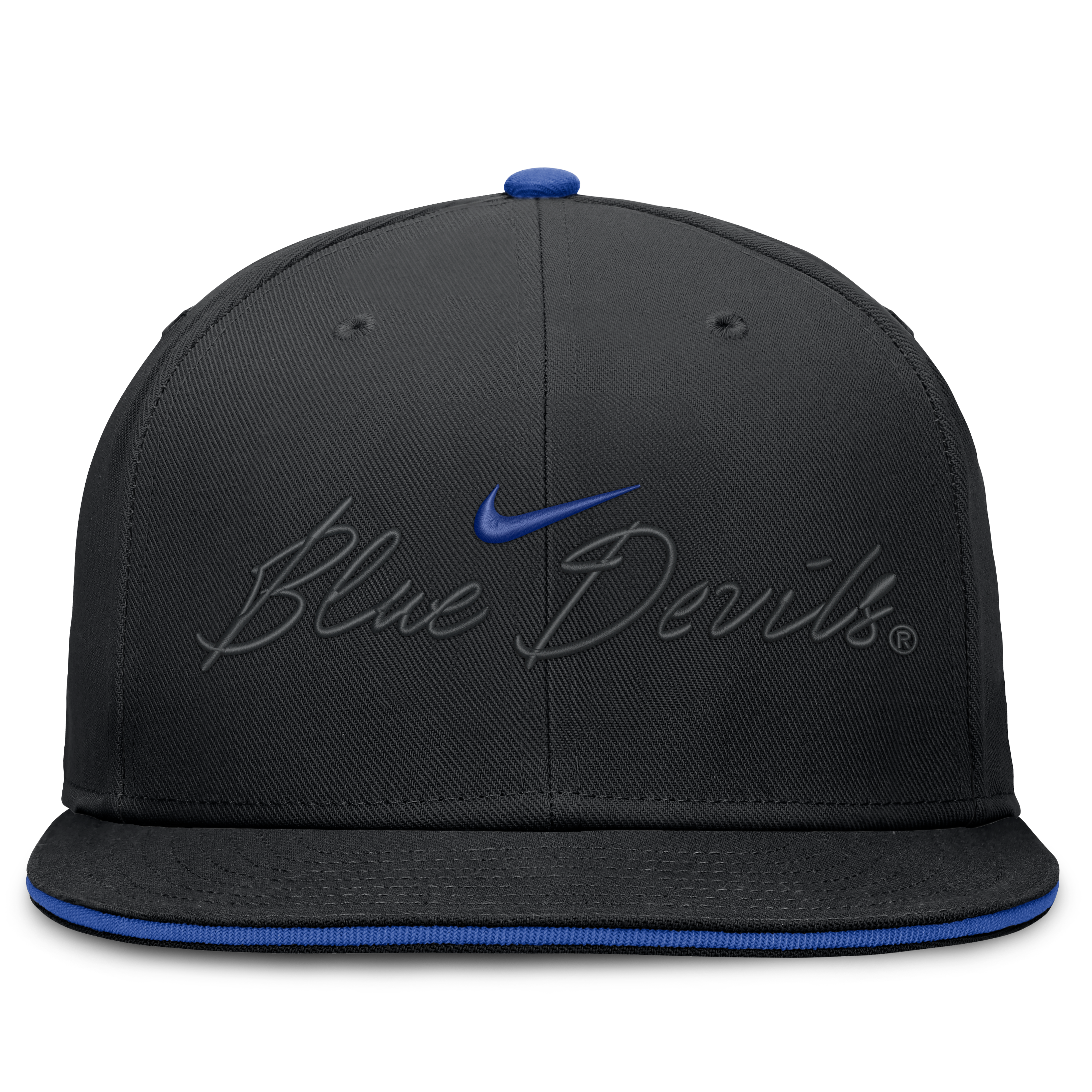 Casquette ajustée Nike Duke Blue Devils Dri-FIT Primetime Script noire pour homme