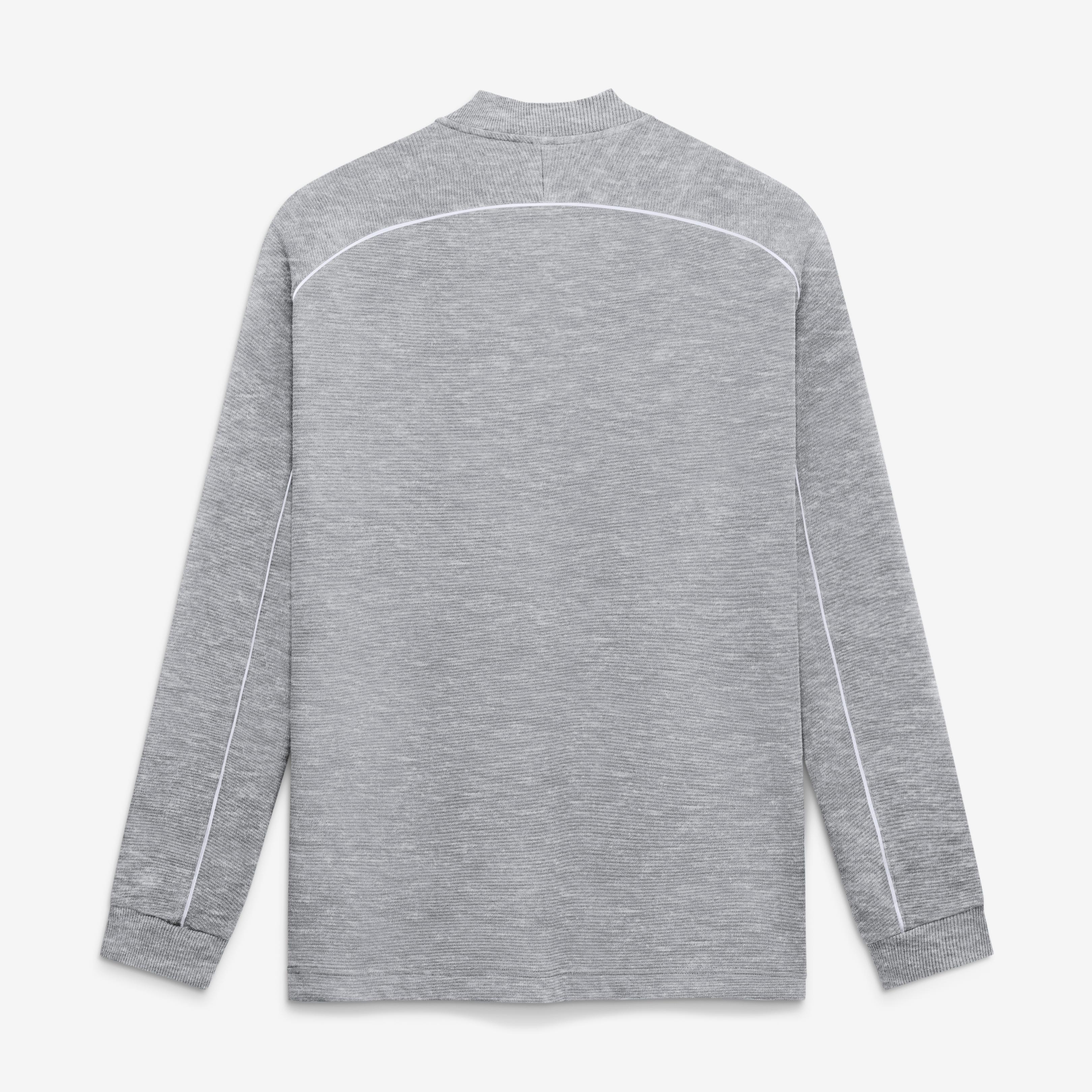 Men's Nike  Gray Duke Blue Devils Par Raglan Tri-Blend Therma-FIT Half-Zip Pullover