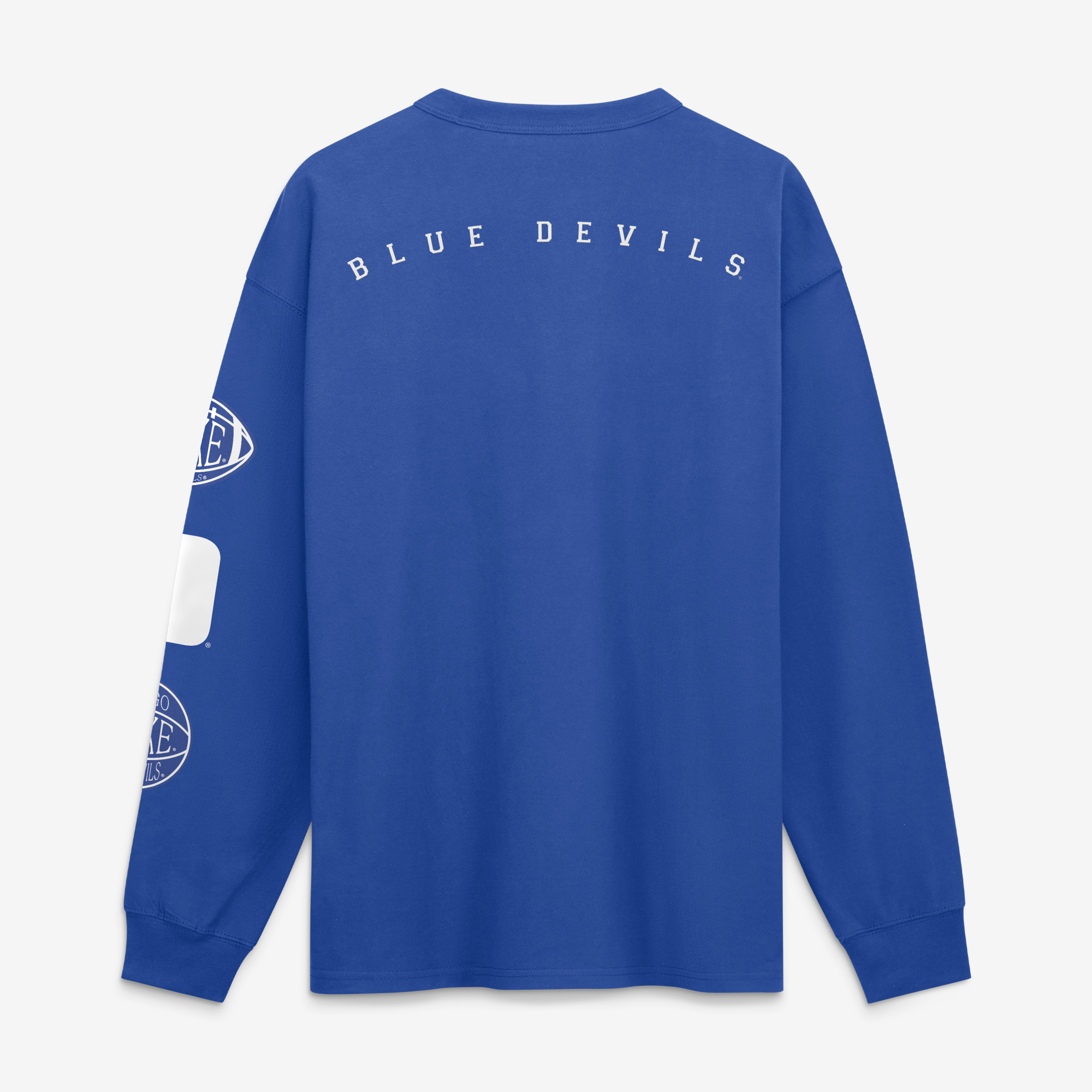 T-shirt à manches longues et poche pour homme Nike Royal Duke Blue Devils Academic