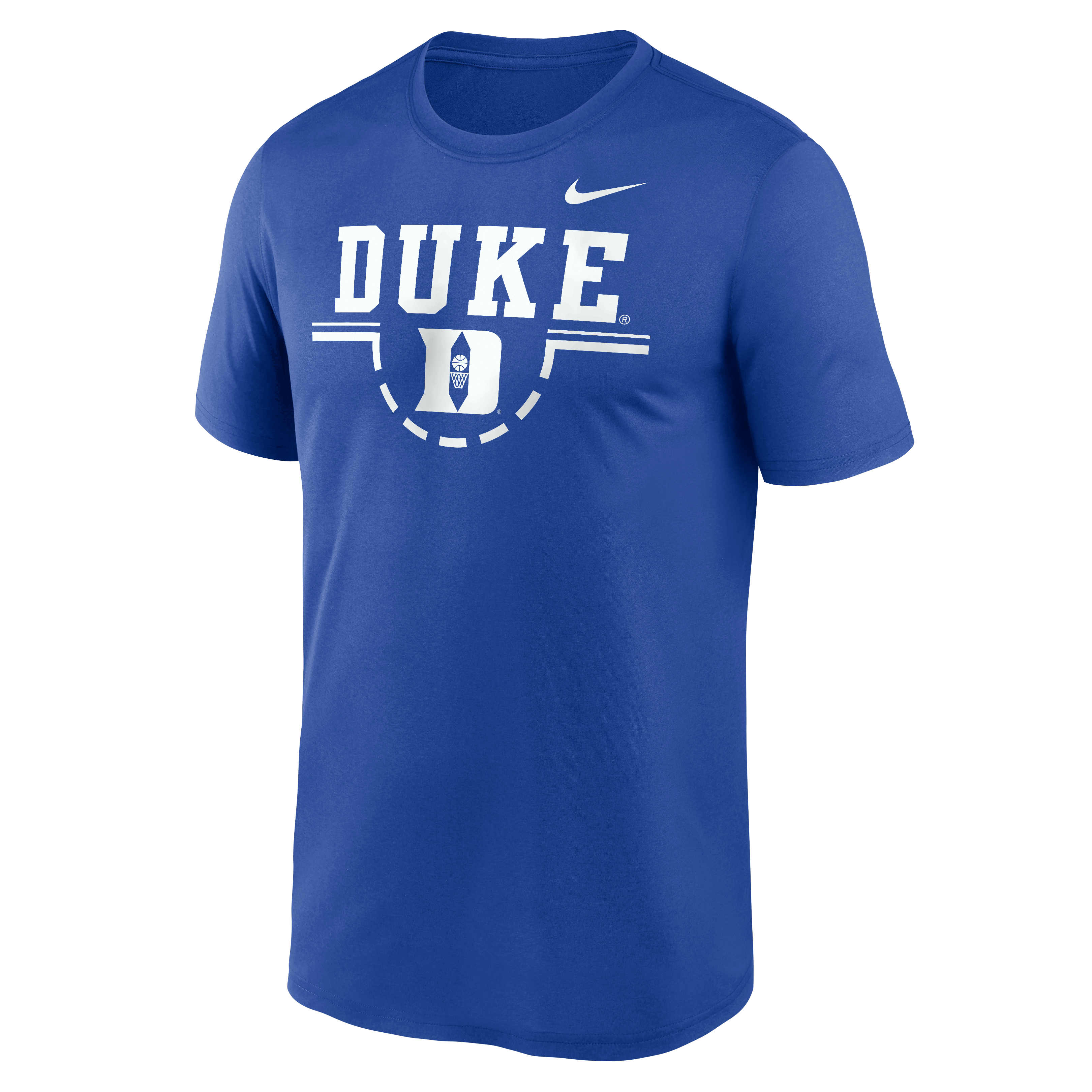 T-shirt Nike Royal Duke Blue Devils Courtside Legend pour homme