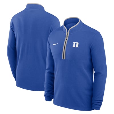 Duke Blue Devils Nike Courtside Victory Dri-FIT Half-Zip Pullover - Royal