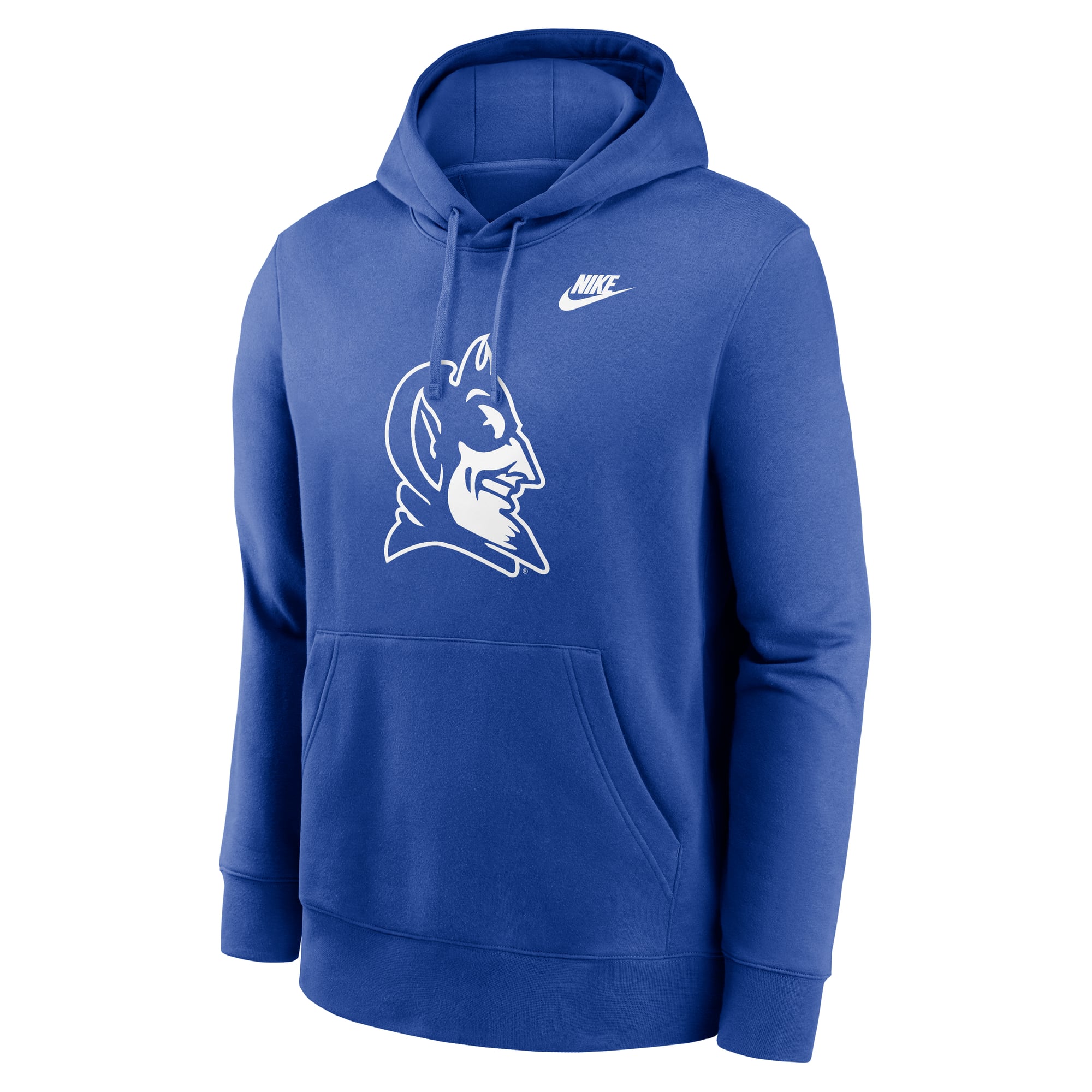 Men's Nike Royal Duke Blue Devils Legacy Logo Club Fleece Pullover Hoodie