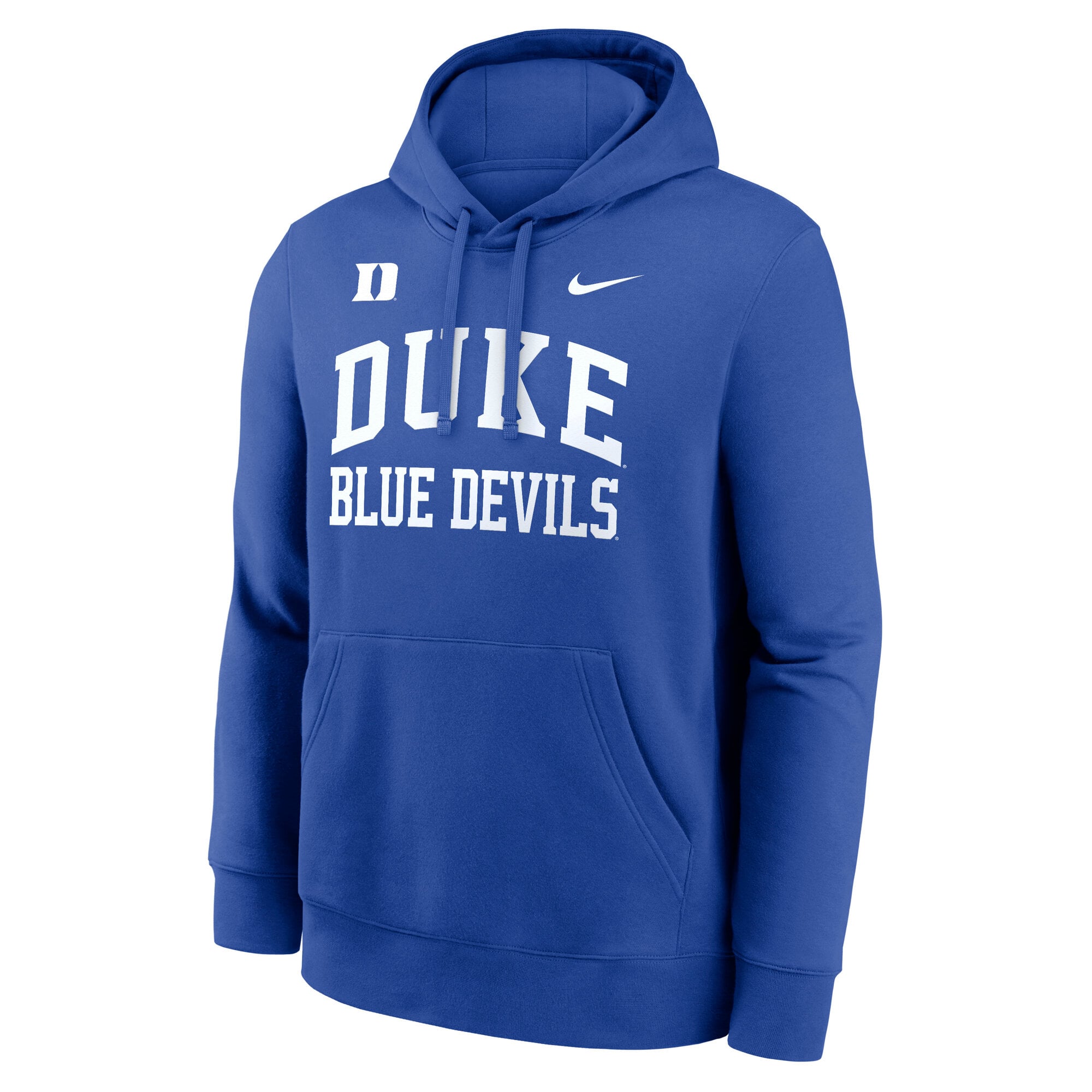 Men's Nike Royal Duke Blue Devils Primetime Arched Club Fleece Pullover Hoodie