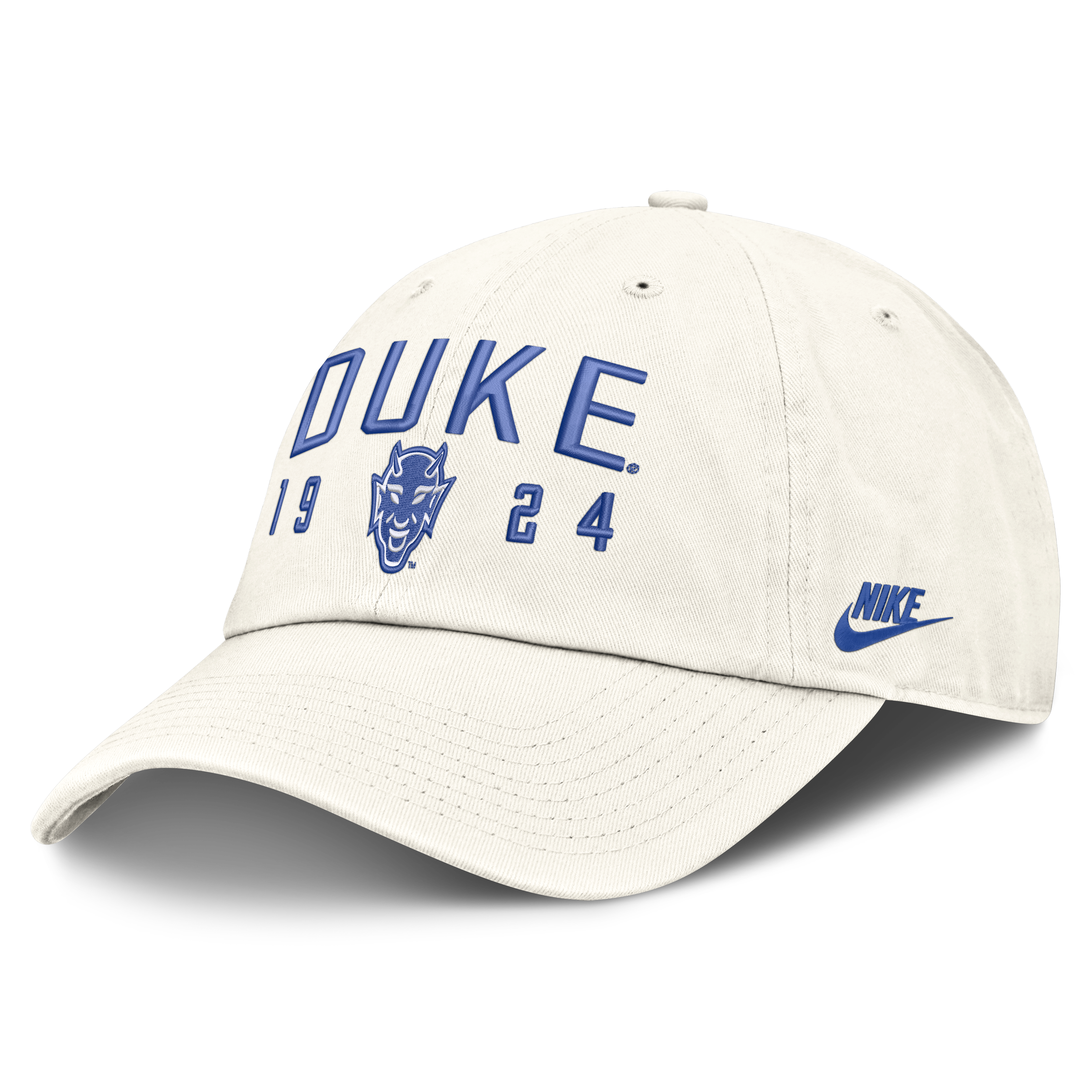 Casquette ajustable Nike blanche Duke Blue Devils Legacy Letter & Location Club pour homme