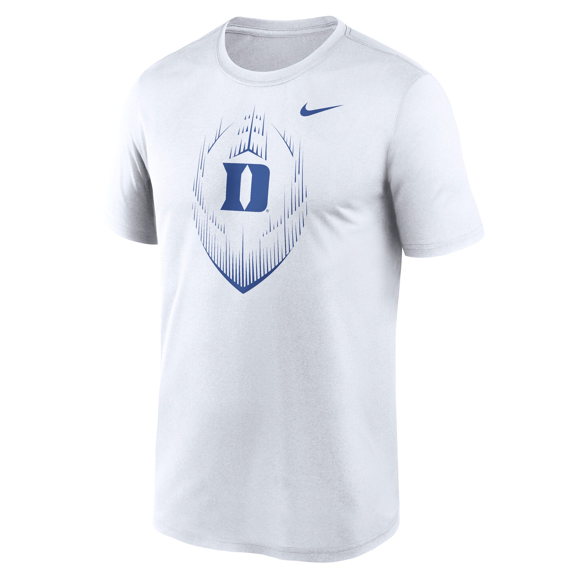 T-shirt de performance Nike Duke Blue Devils Primetime Legend Icon blanc pour homme