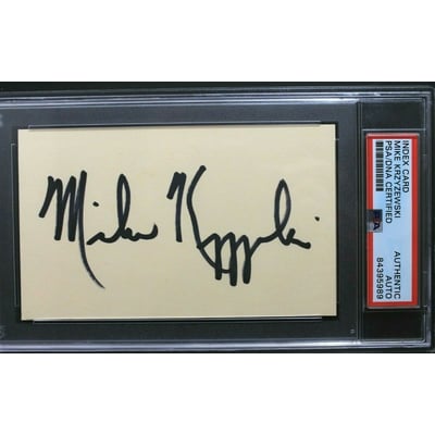 Mike Krzyzewski Autographed Basketballs, Signed Mike Krzyzewski 