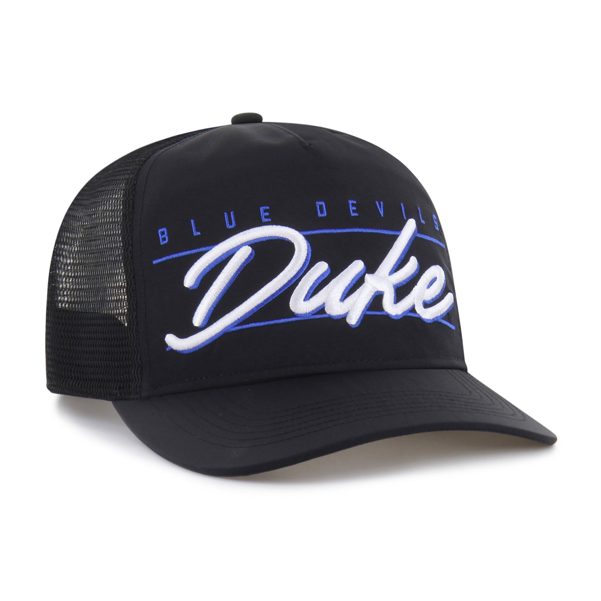 Unisex '47 Black Duke Blue Devils brrr° Condor Mesh Hitch Adjustable Hat