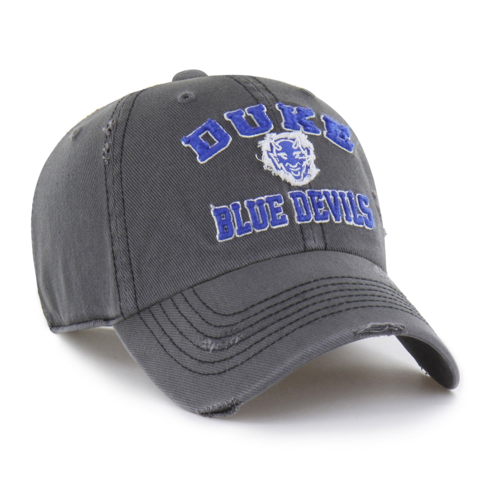 Unisex '47  Charcoal Duke Blue Devils Well-Worn Seymore Clean Up Adjustable Hat