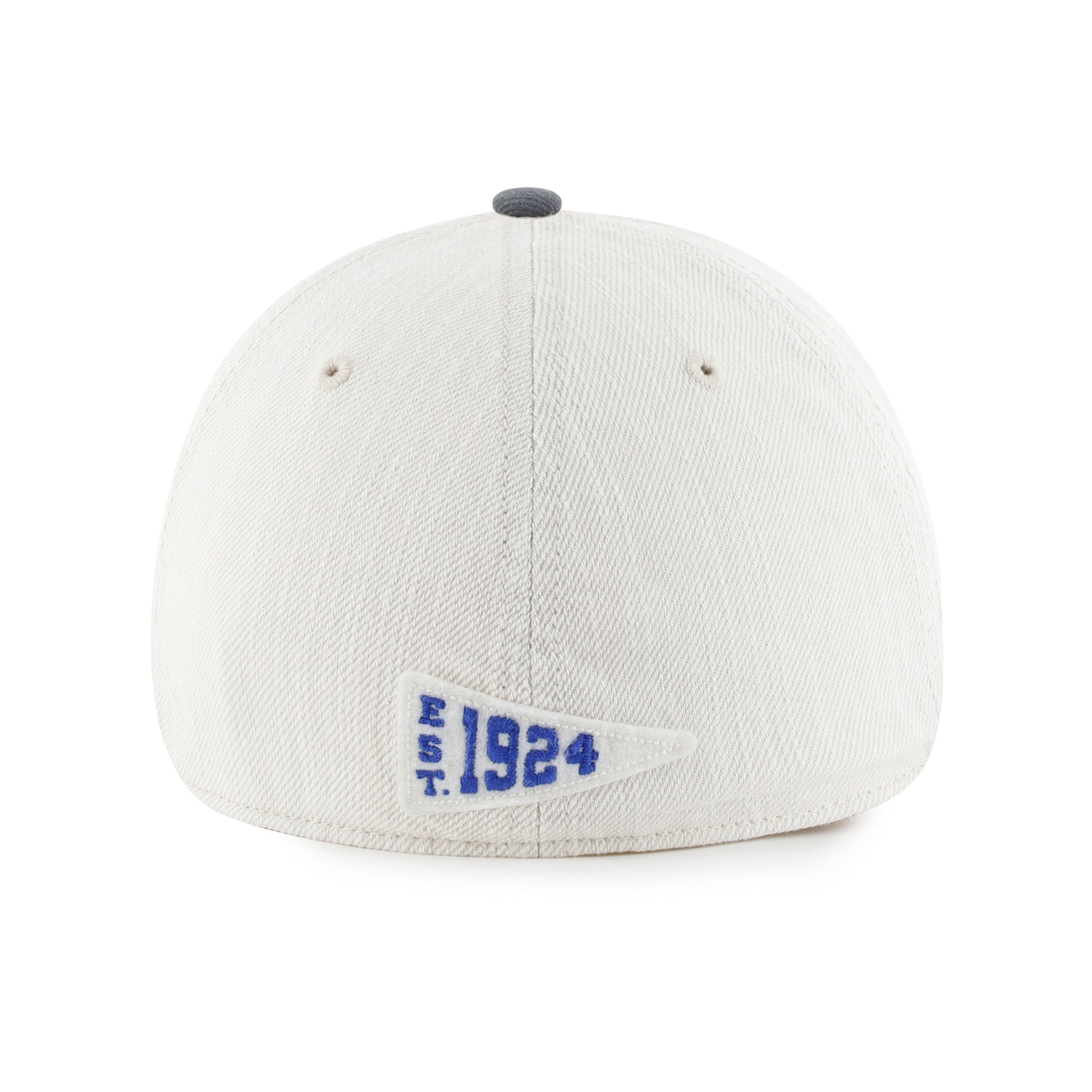 Casquette unisexe '47 Cream Duke Blue Devils Well Worn Clean Up Stretch Fit