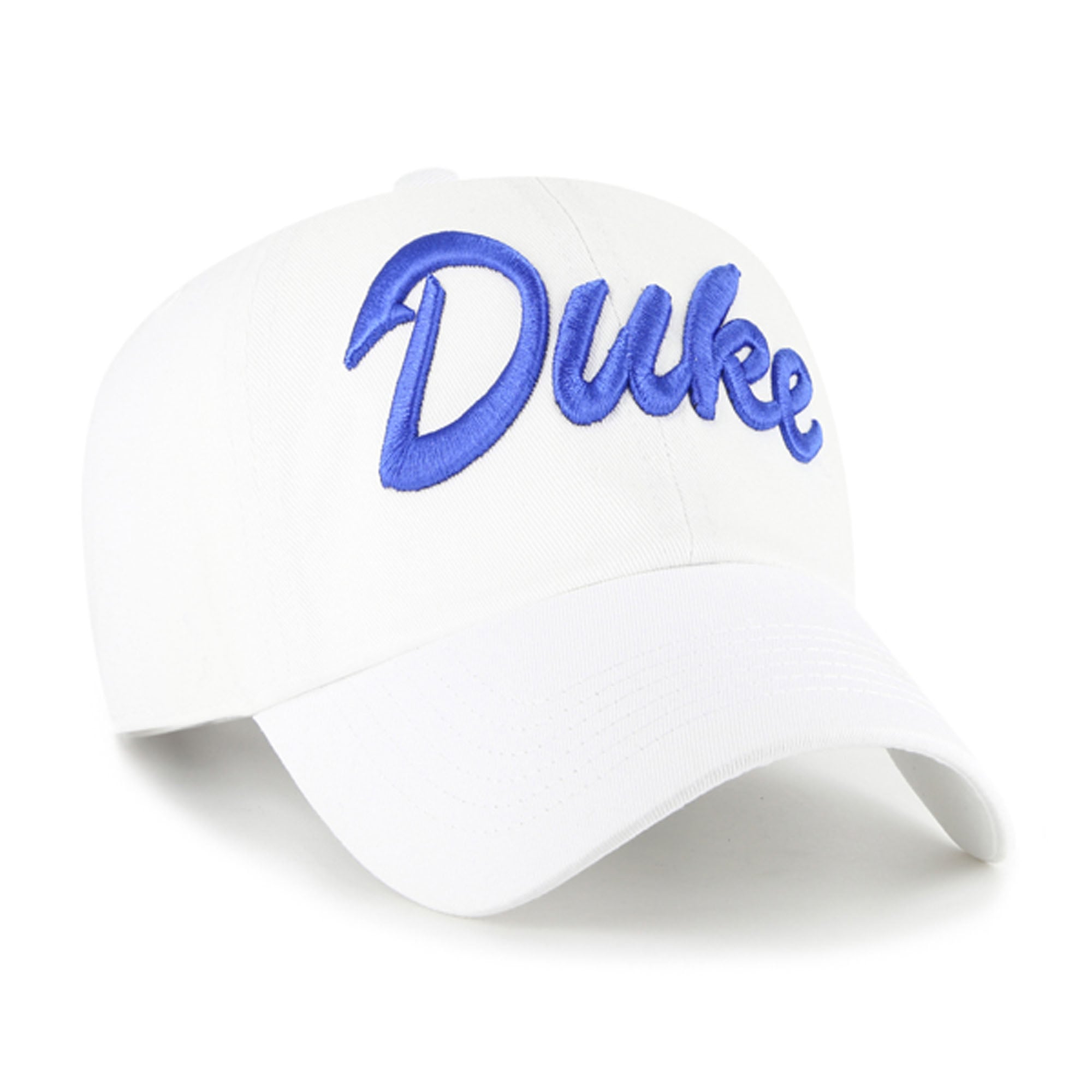 Unisex '47 Duke Blue Devils White Clean Up Adjustable Hat