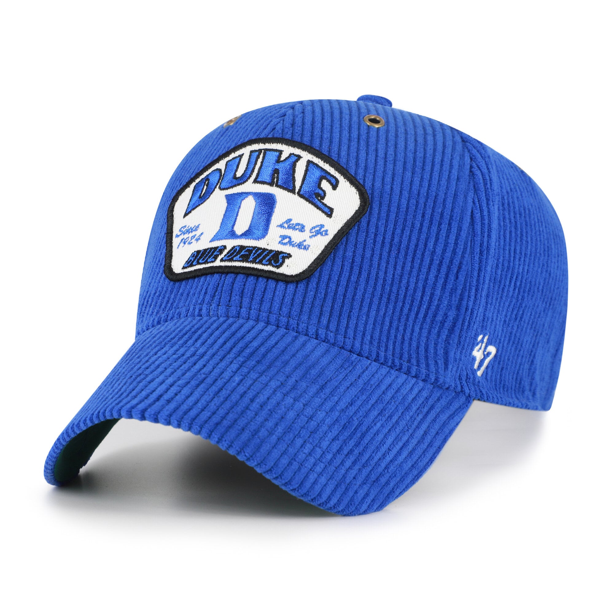 Casquette unisexe ajustable '47 Royal Duke Blue Devils Accordia en velours côtelé MVP
