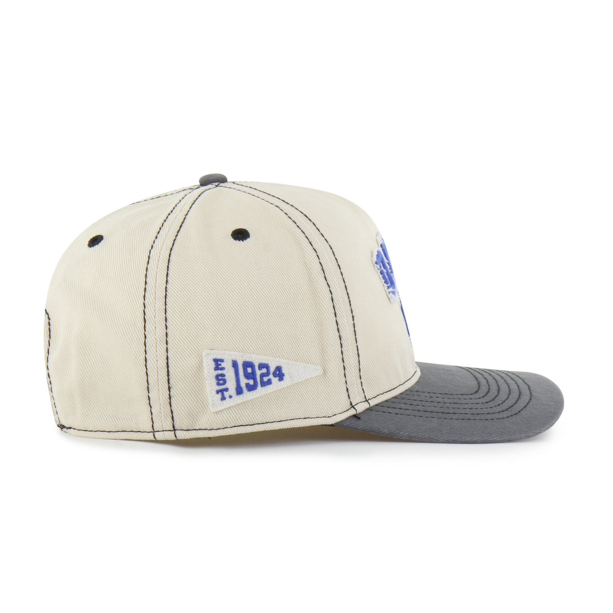 Unisex '47 Tan/Black Duke Blue Devils Well-Worn Calderwood Hitch Adjustable Hat