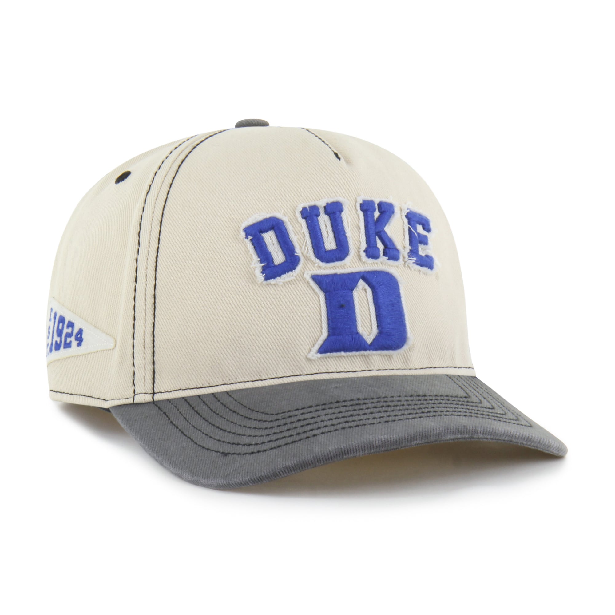 Unisex '47 Tan/Black Duke Blue Devils Well-Worn Calderwood Hitch Adjustable Hat