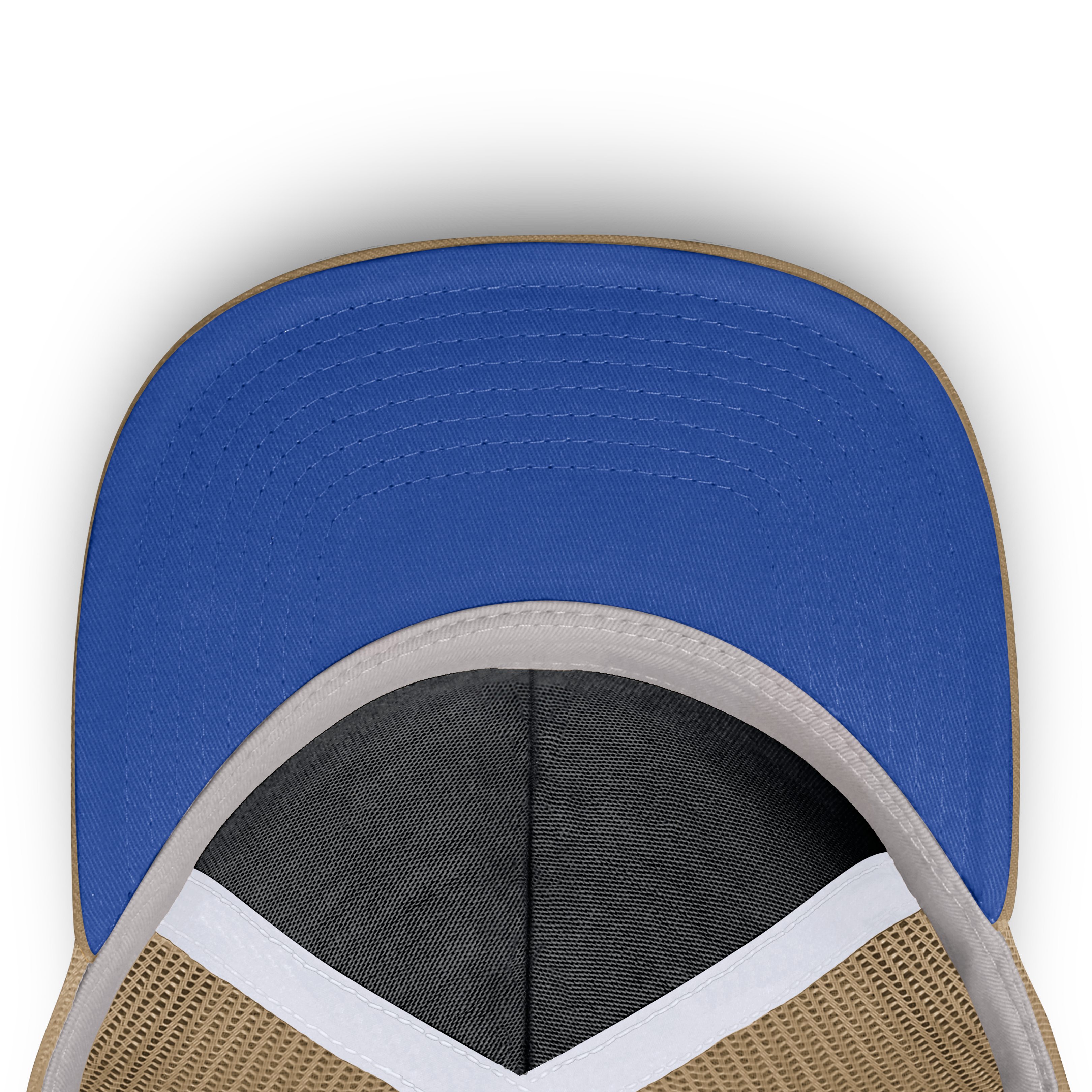 Casquette trucker unisexe Nike bleu roi/blanc Duke Blue Devils Dri-FIT Primetime à design arqué et ajustable