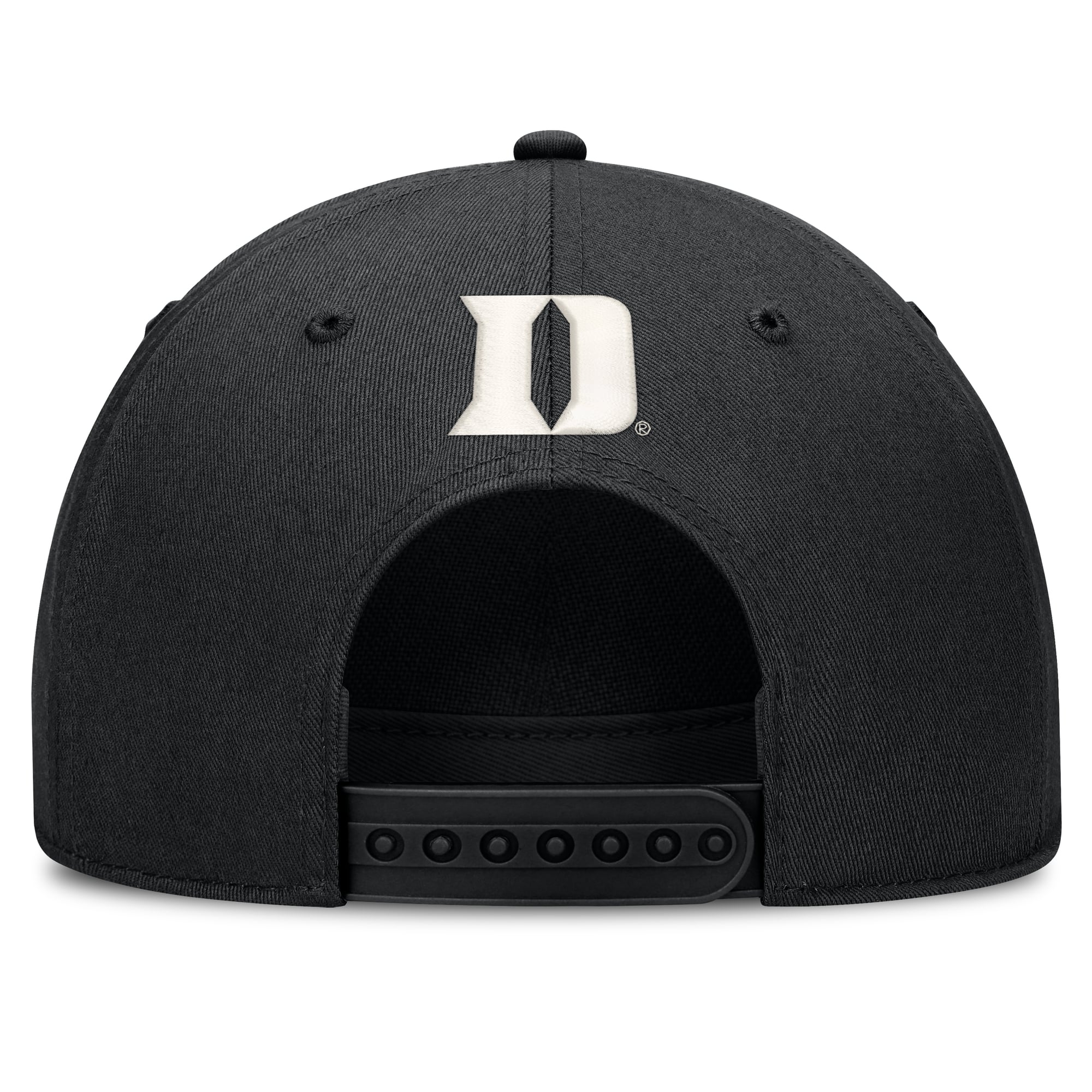 Casquette unisexe Nike noire Duke Blue Devils à lettres et taille ajustable