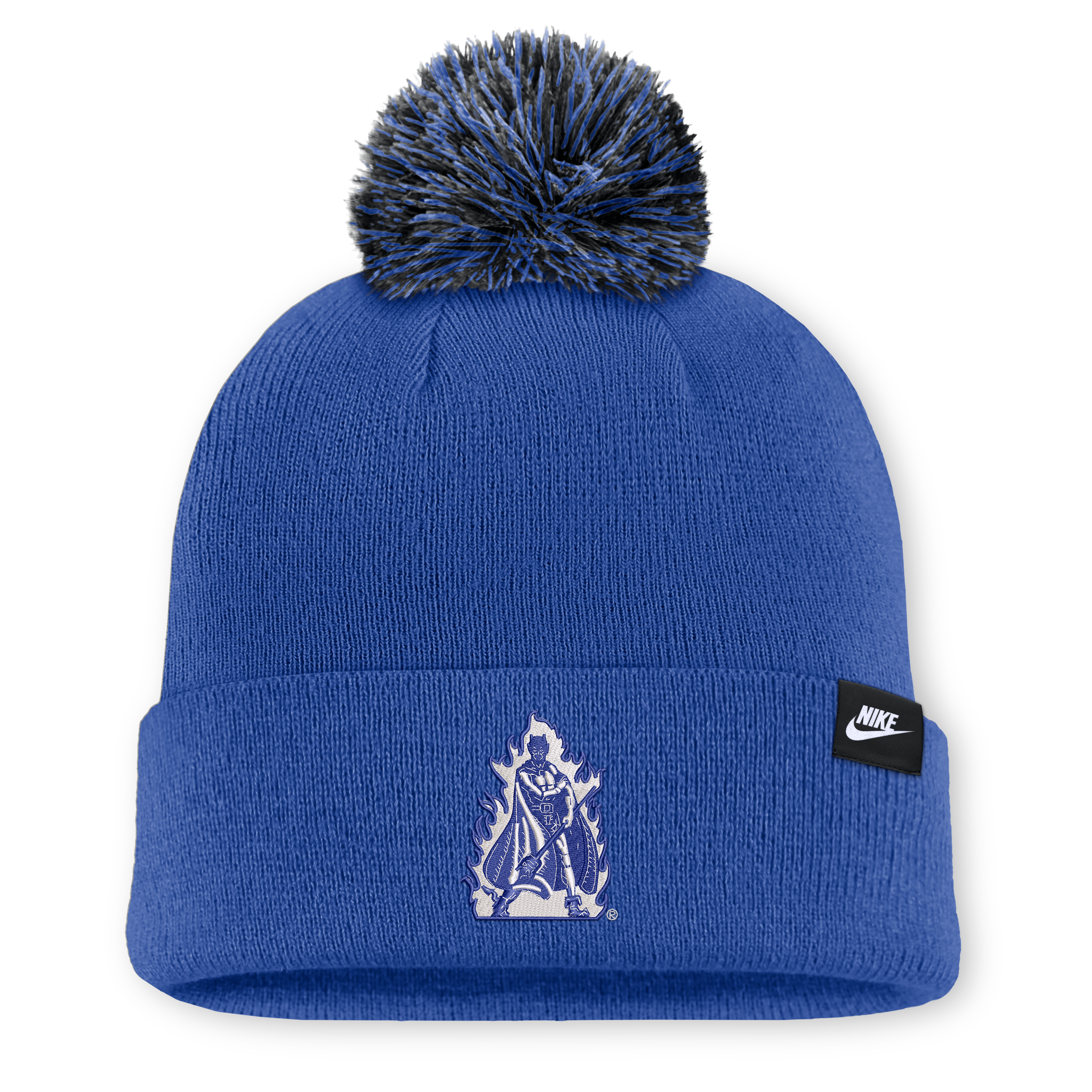 Bonnet unisexe Nike blanc Duke Blue Devils avec pompon